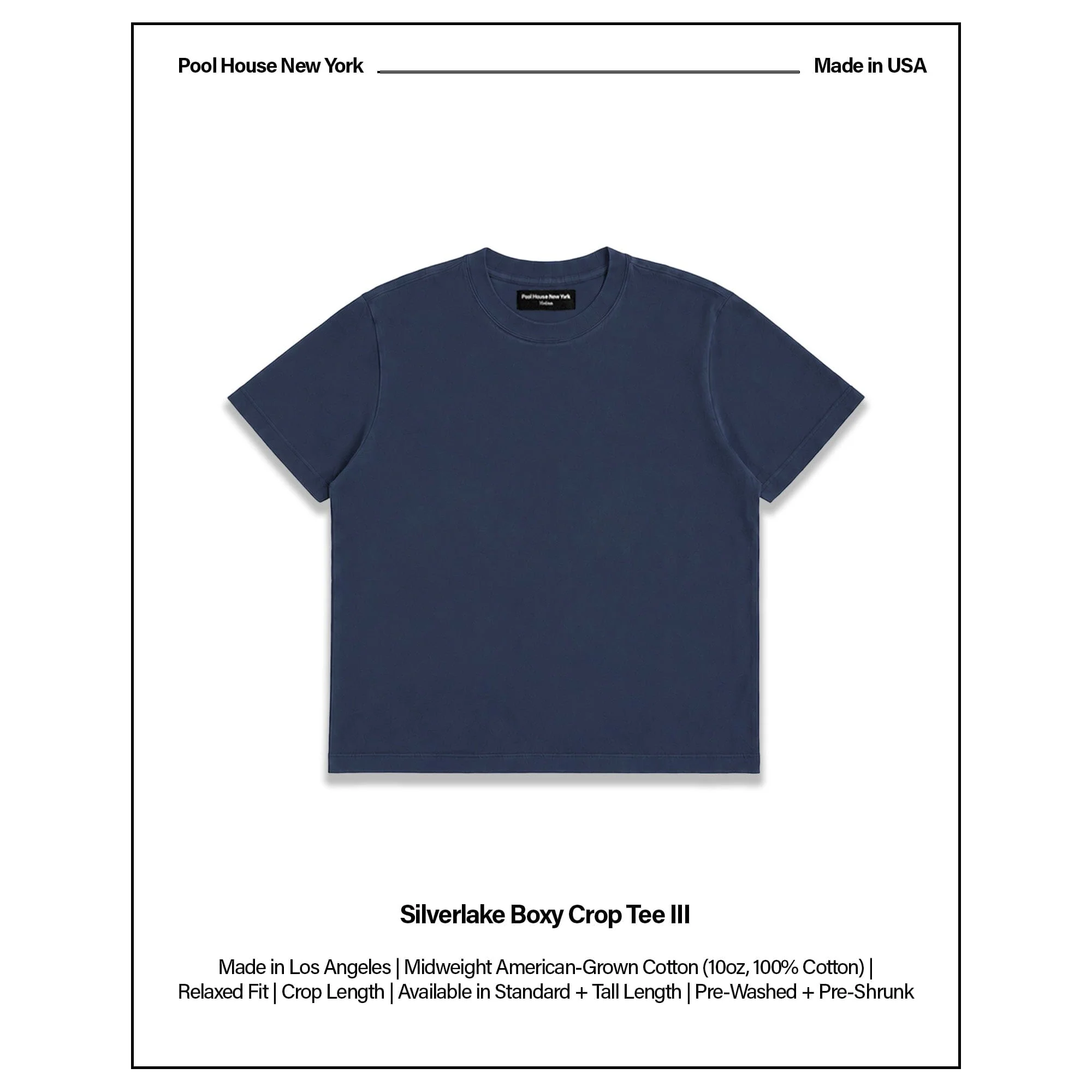 Silverlake Crop Tee III | Boxy. Relaxed Fit - Image 2