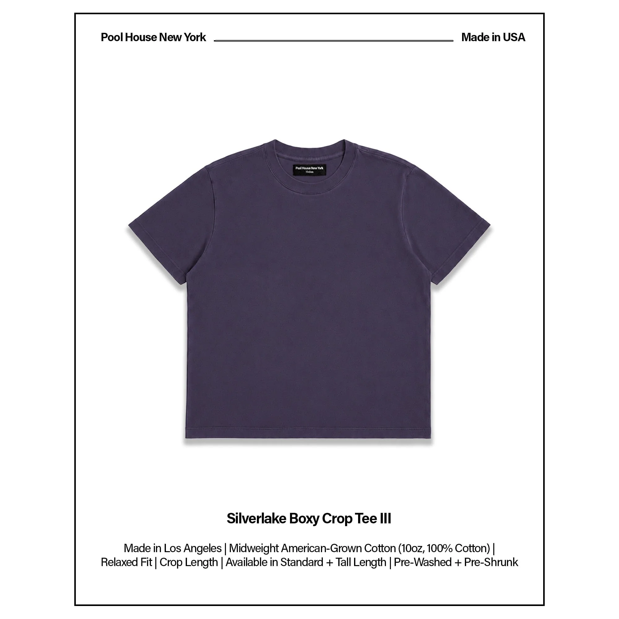 Silverlake Crop Tee III | Boxy. Relaxed Fit - Image 2