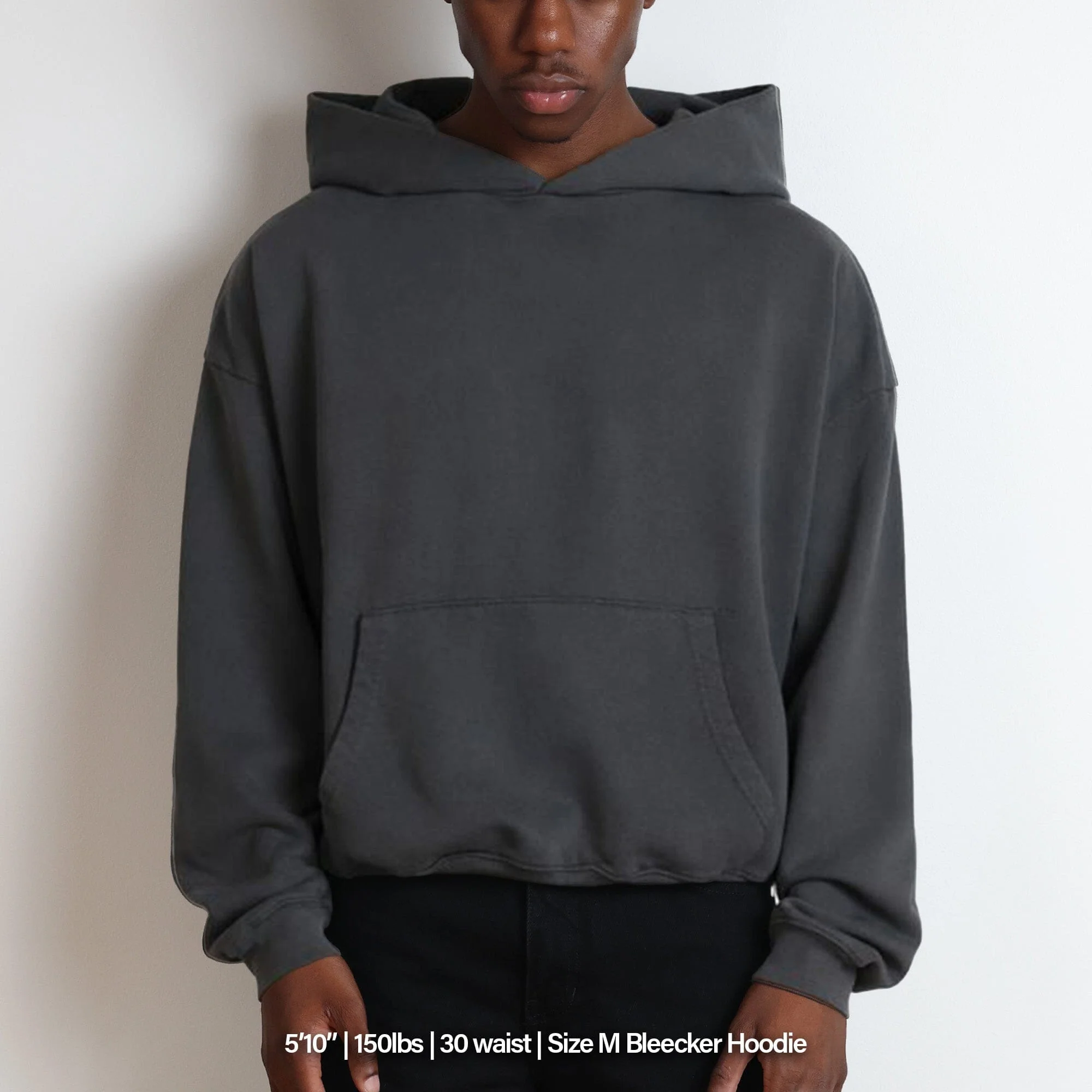 Bleecker Cinched Crop Hoodie | Relaxed. Drop-Shoulder - Image 3