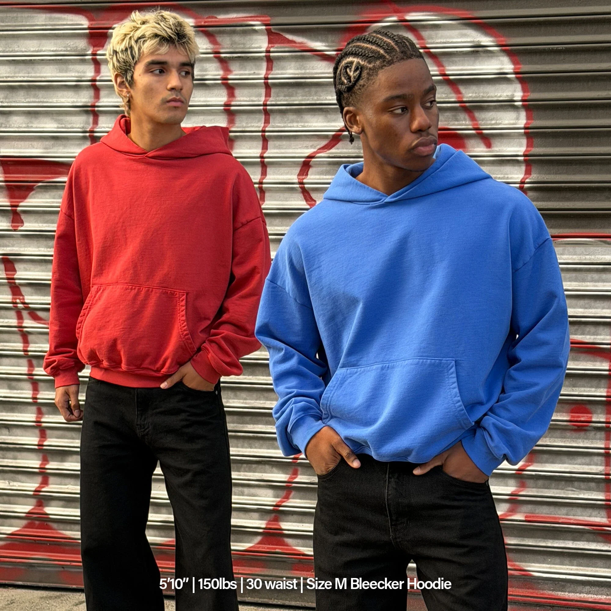 Bleecker Cinched Crop Hoodie | Relaxed. Drop-Shoulder - Image 5