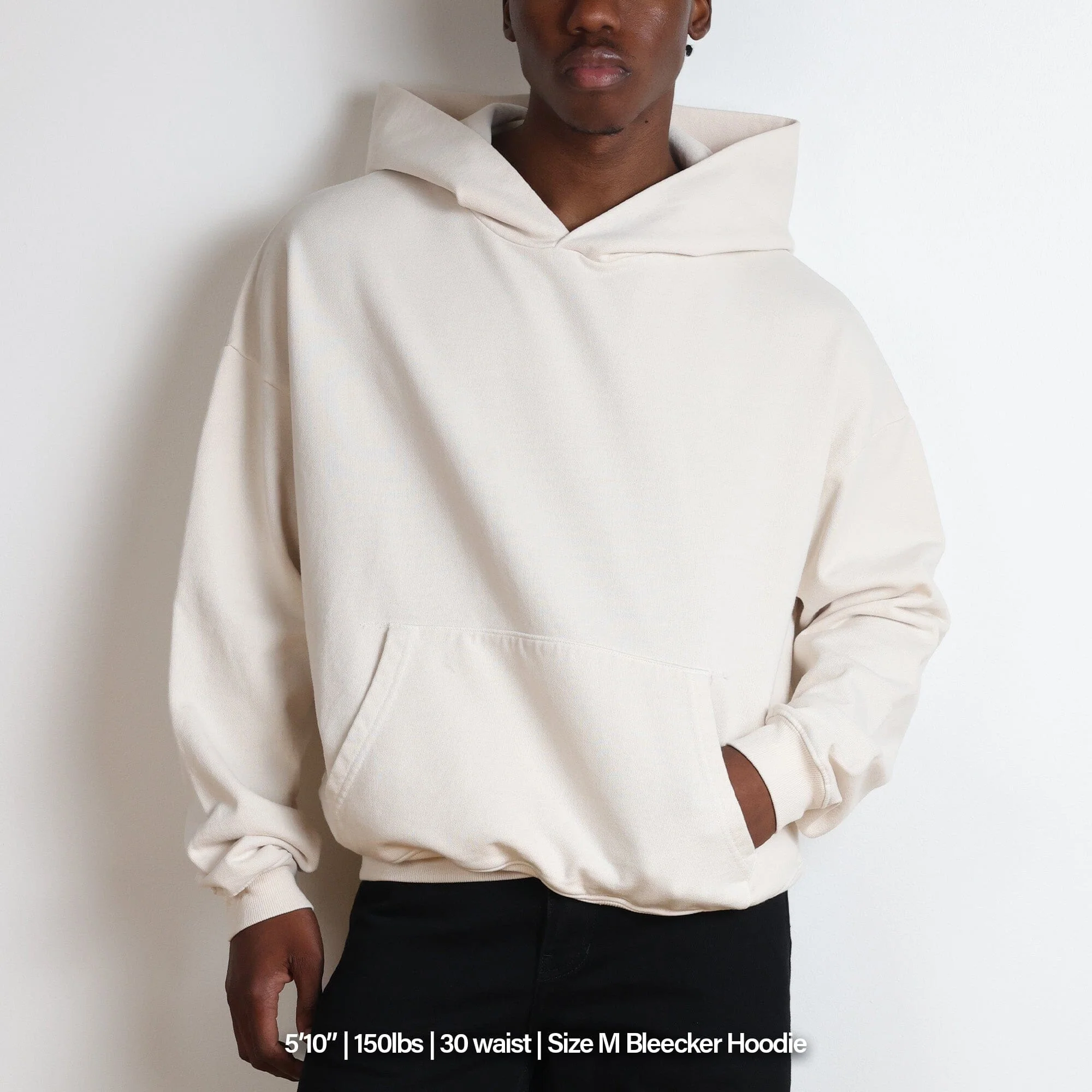Bleecker Cinched Crop Hoodie | Relaxed. Drop-Shoulder - Image 4