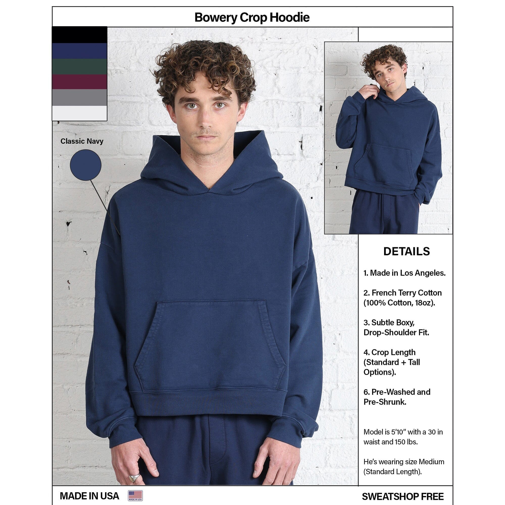 The Bowery Crop Hoodie - Image 7