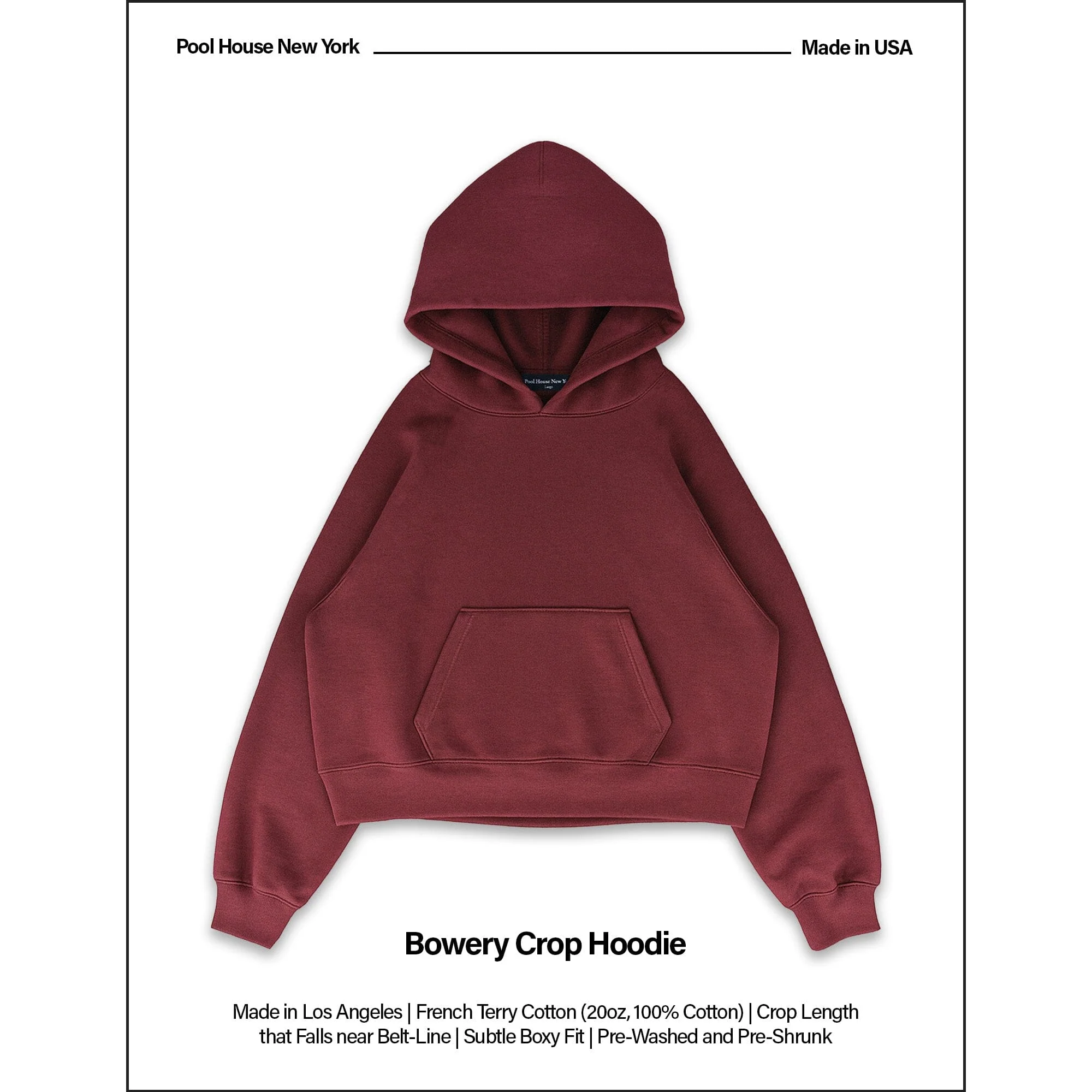 The Bowery Crop Hoodie - Image 2