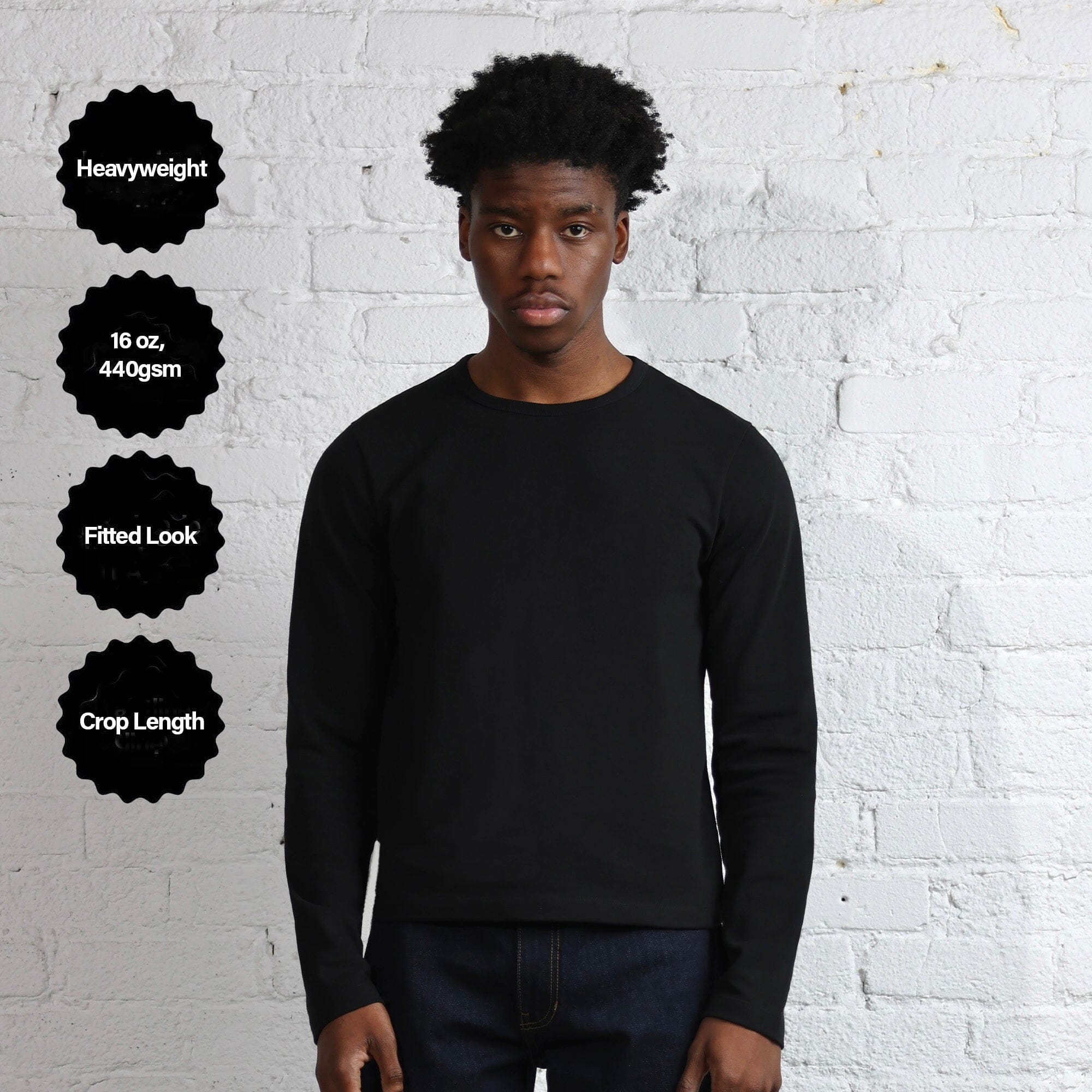 Los Feliz Crop Muscle Tee II | Heavyweight Long Sleeve