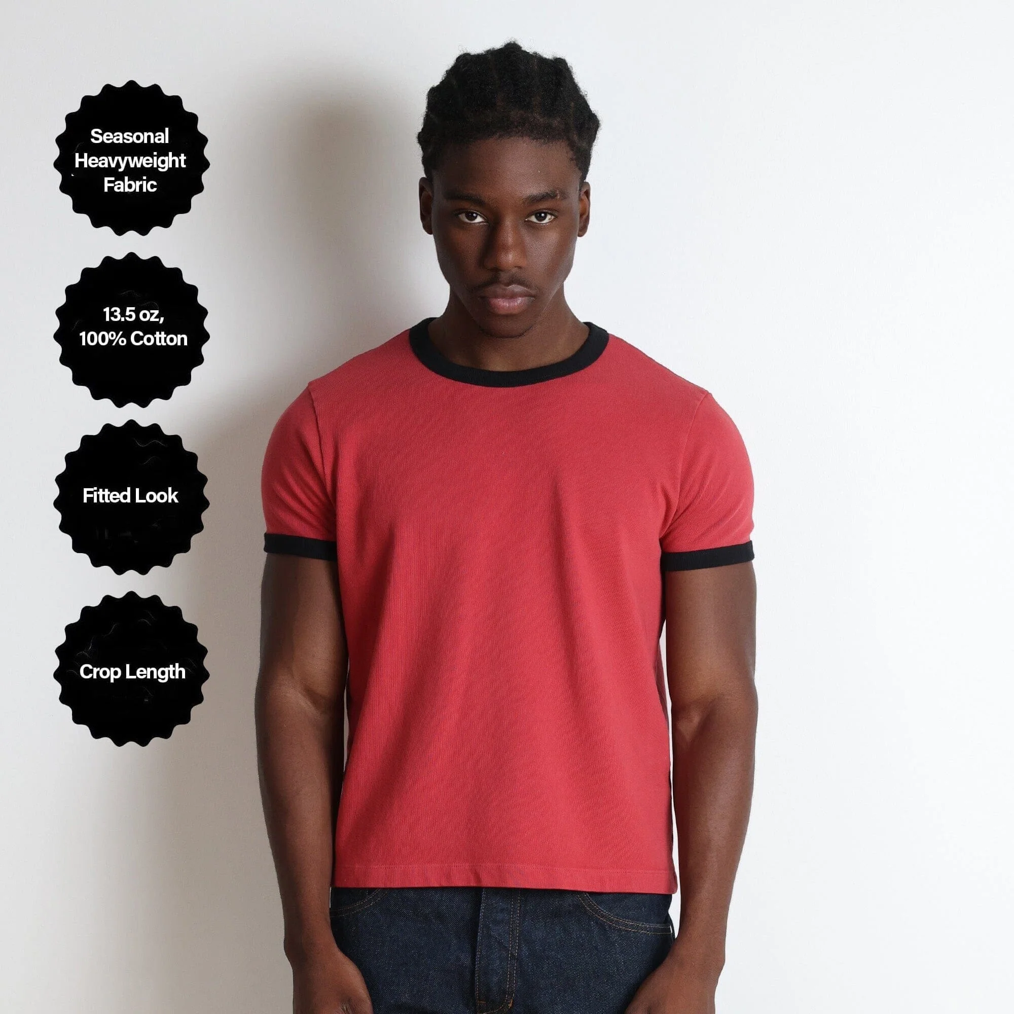 Diego Muscle Tee | Heavyweight | 13.5oz | Ringer