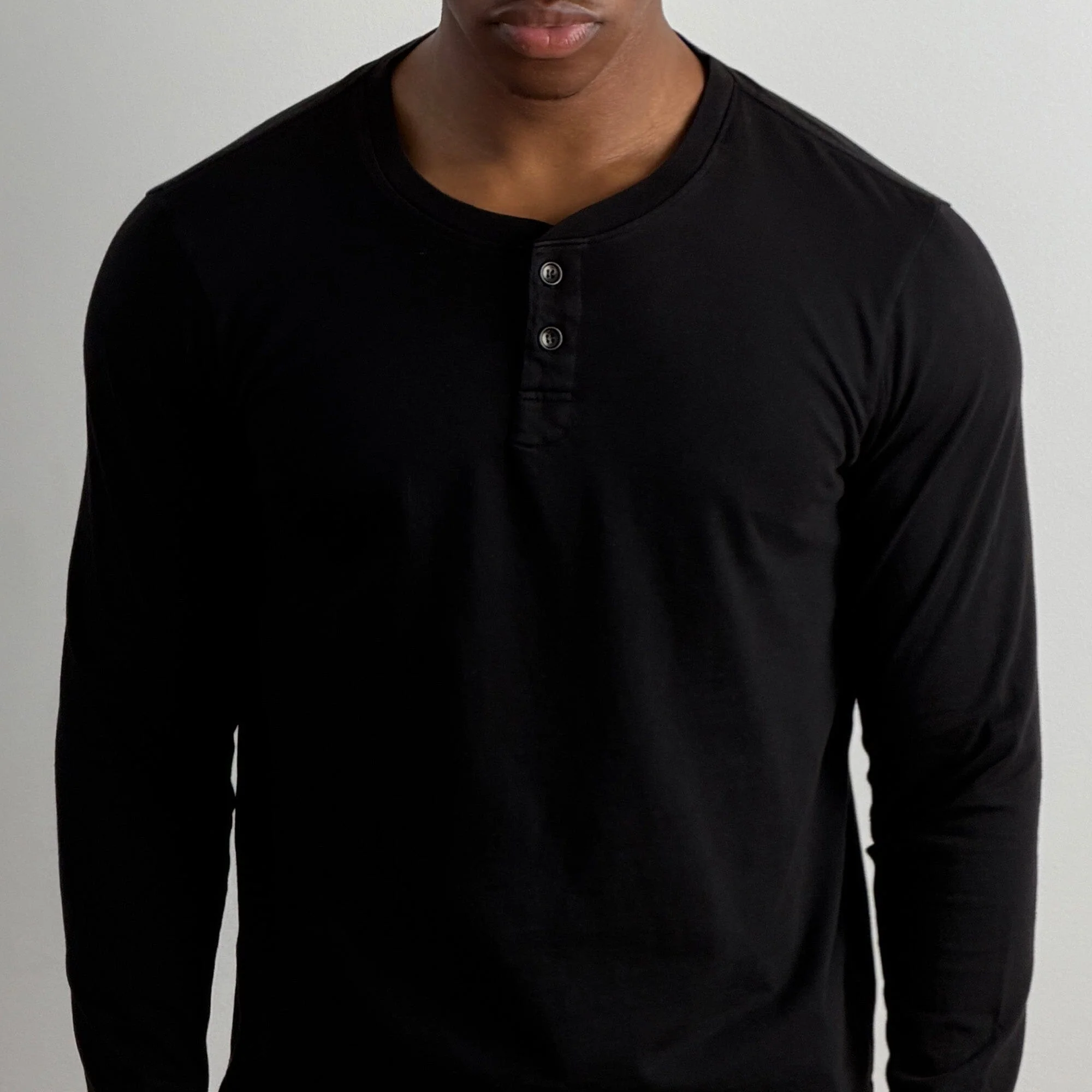 Los Feliz Crop Muscle Tee | Henley Long Sleeve - Image 4