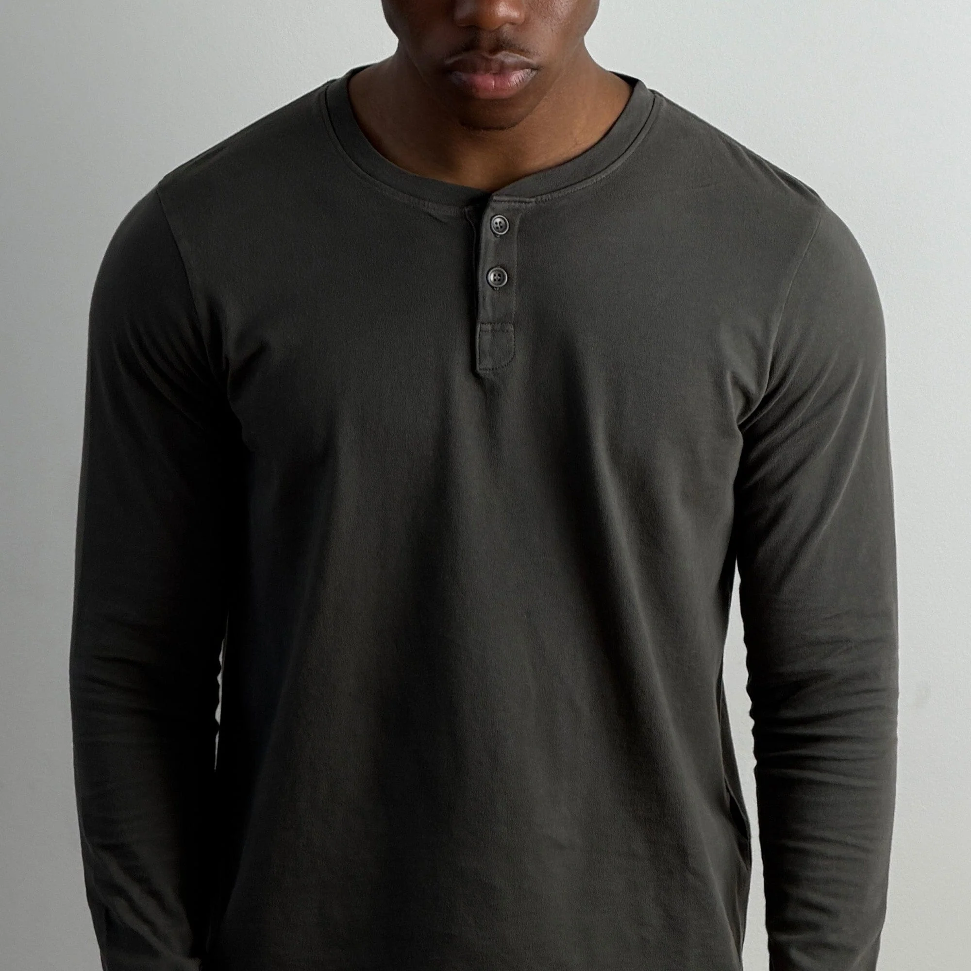 Los Feliz Crop Muscle Tee | Henley Long Sleeve - Image 3