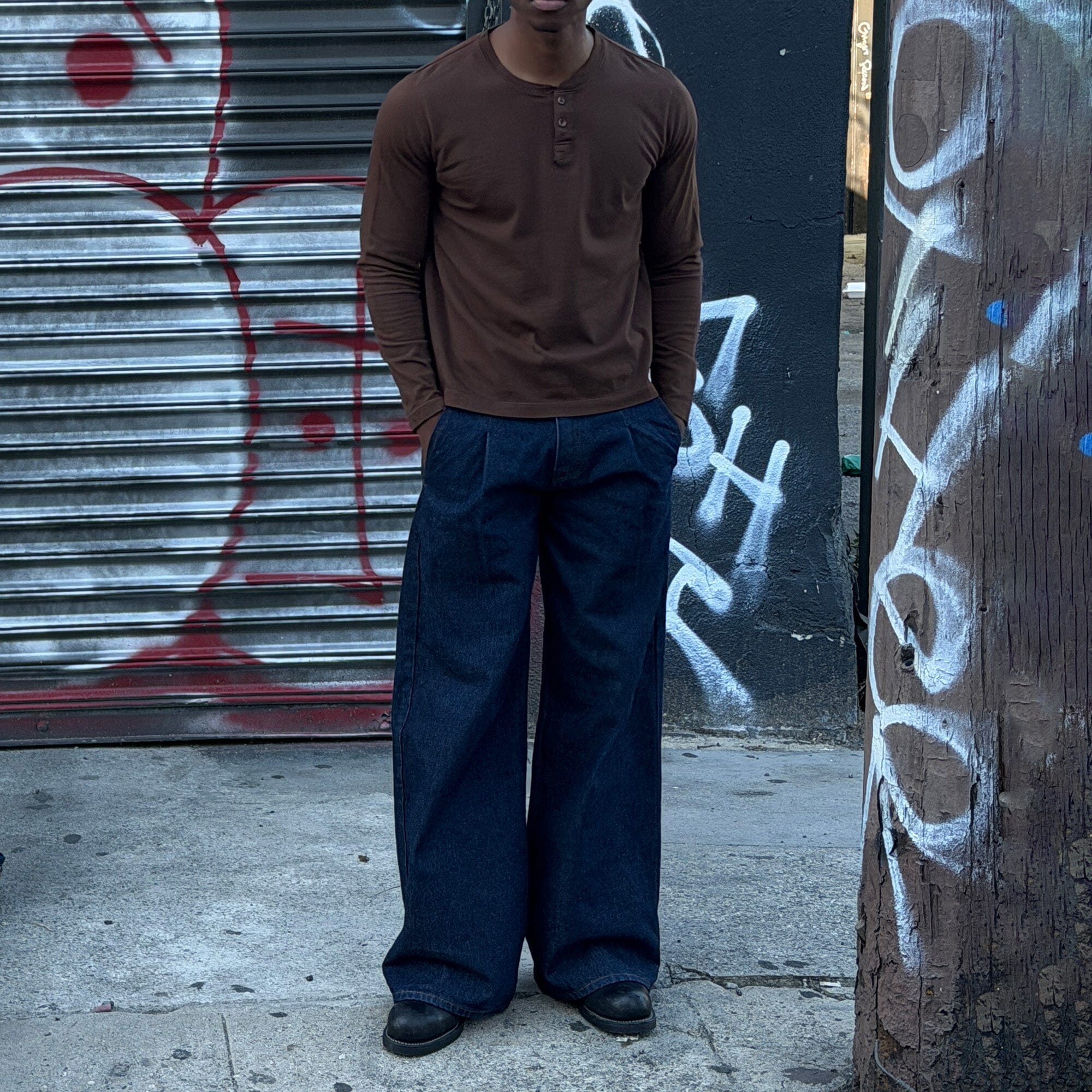 Los Feliz Crop Muscle Tee | Henley Long Sleeve - Image 6