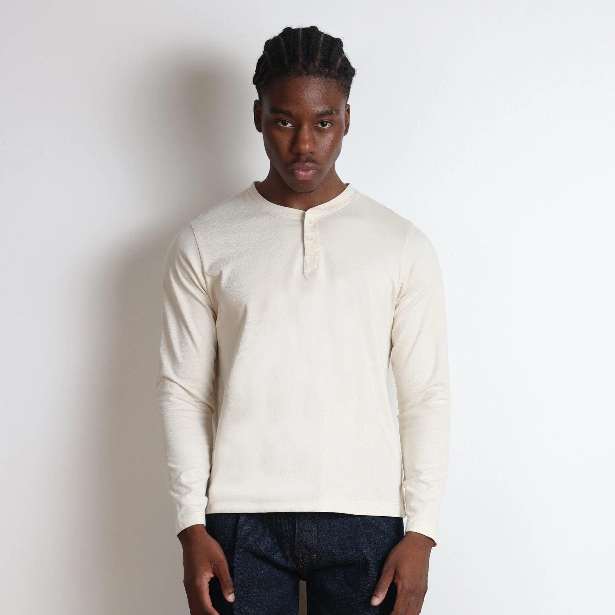 Los Feliz Crop Muscle Tee | Henley Long Sleeve