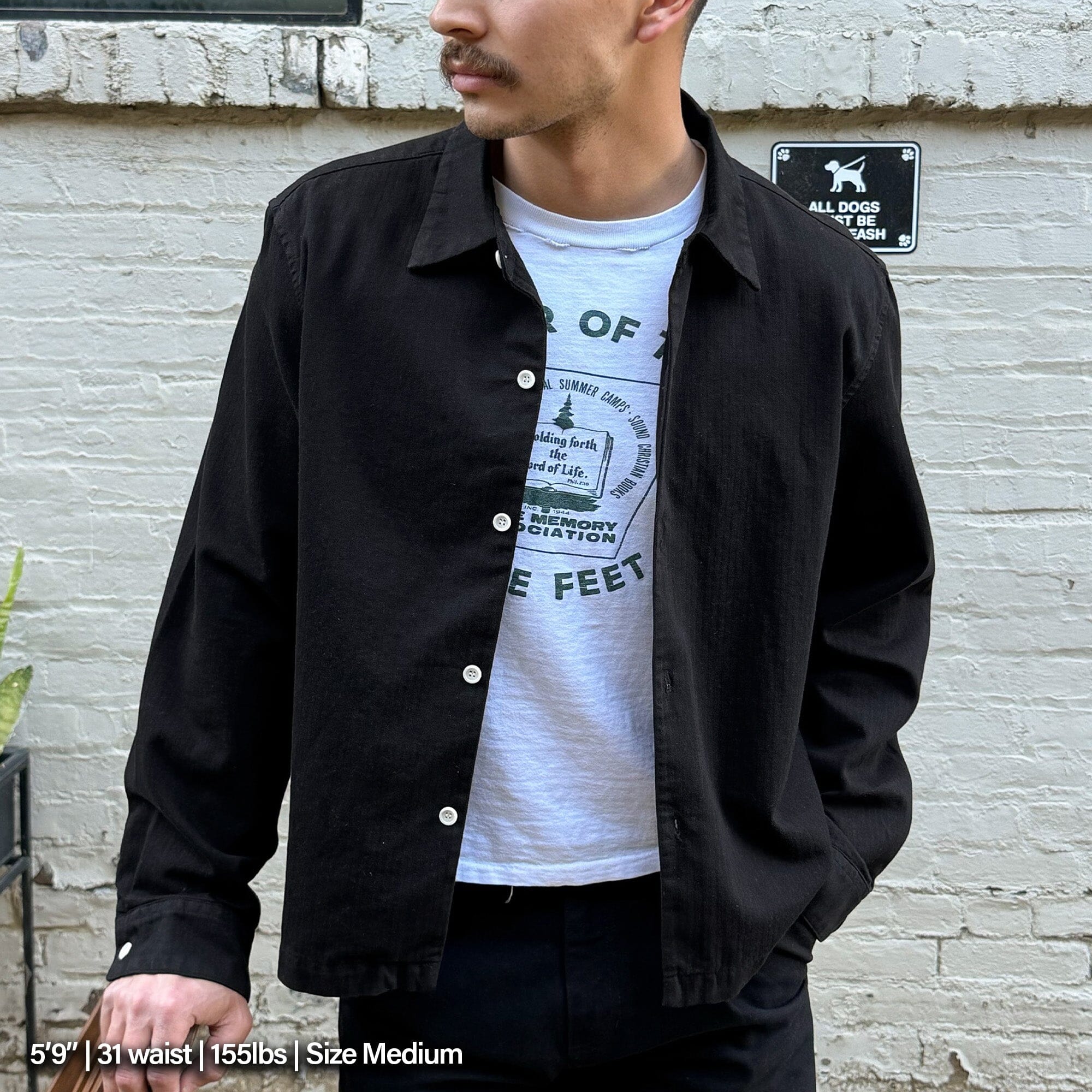 Newport Crop Button-Up II | Japanese Herringbone Twill - Image 6