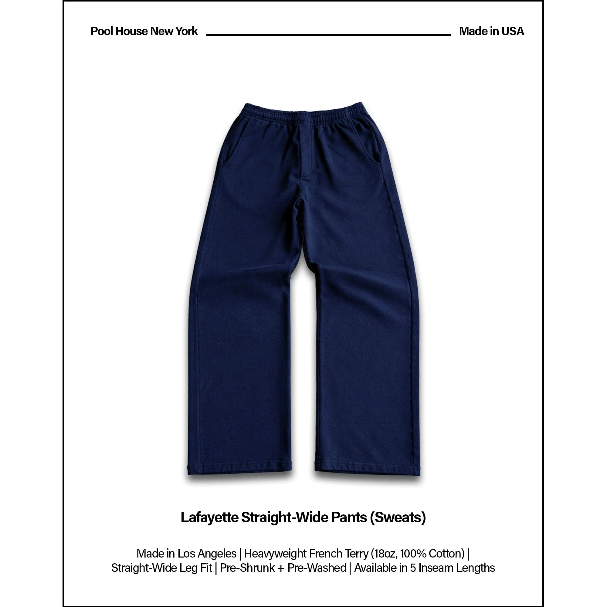 Lafayette Studio Pants (Sweats) | Straight-Wide Leg - Image 2