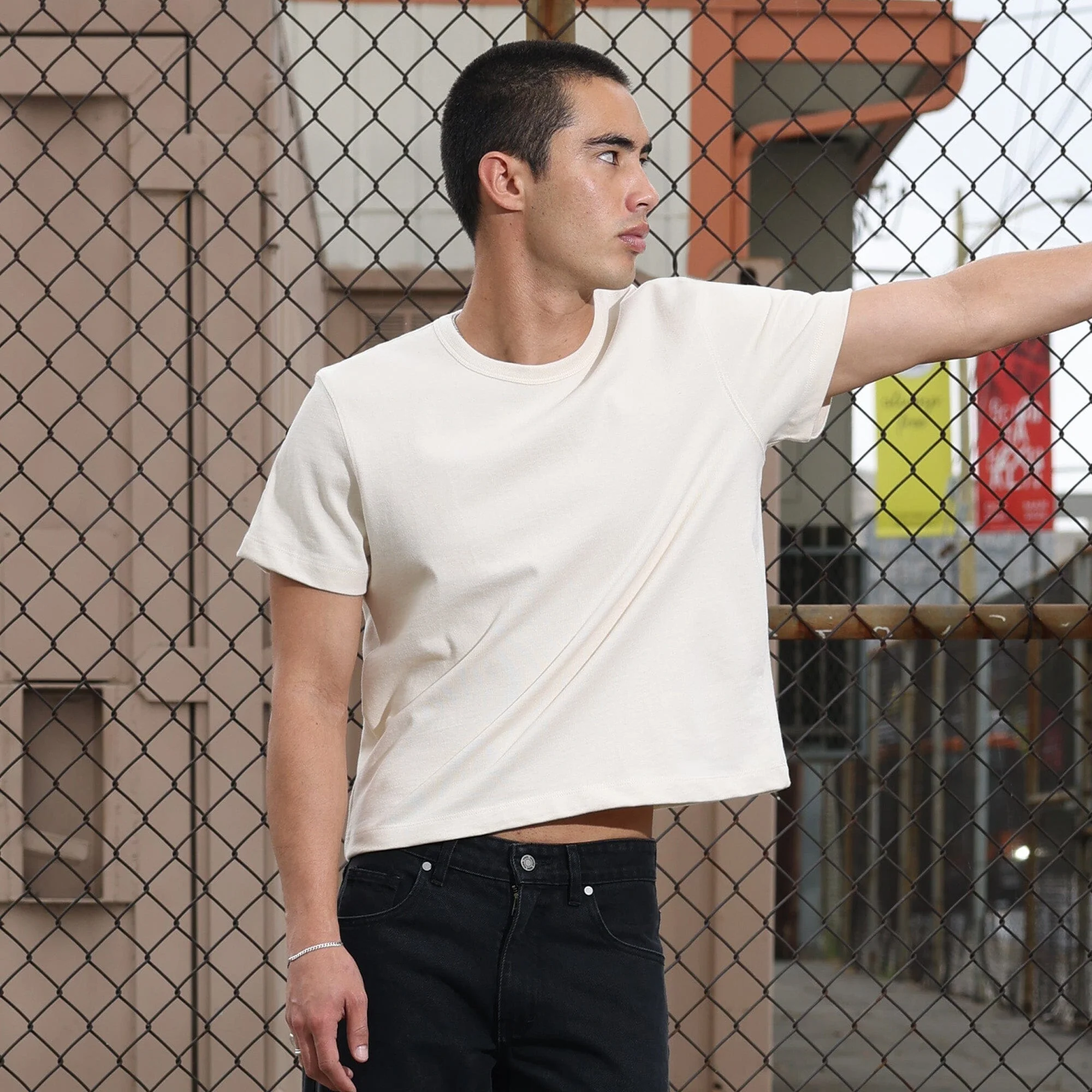 Larchmont Crop Tee | Heavyweight - Image 4