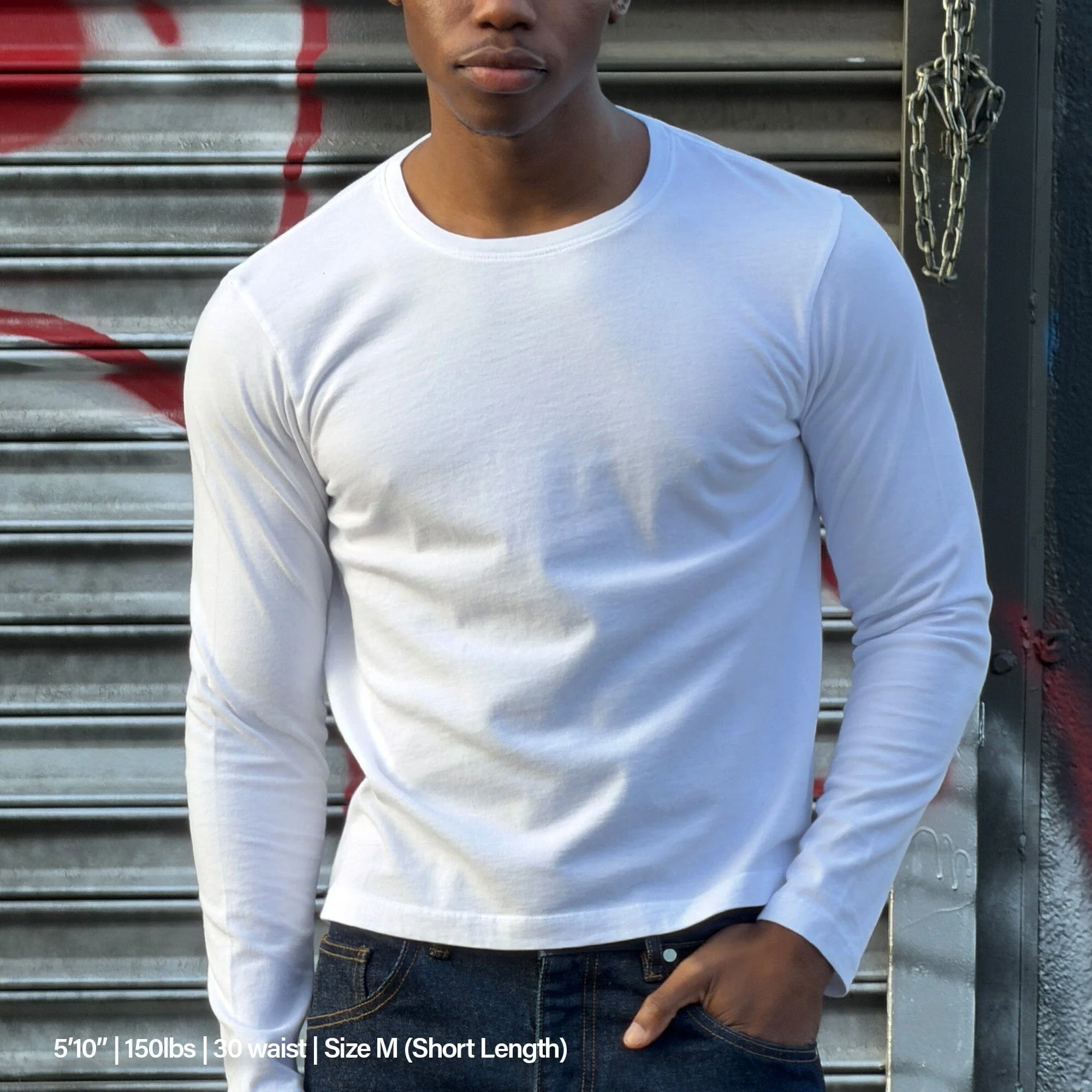 Los Feliz Crop Muscle Tee II | Long Sleeve - Image 6