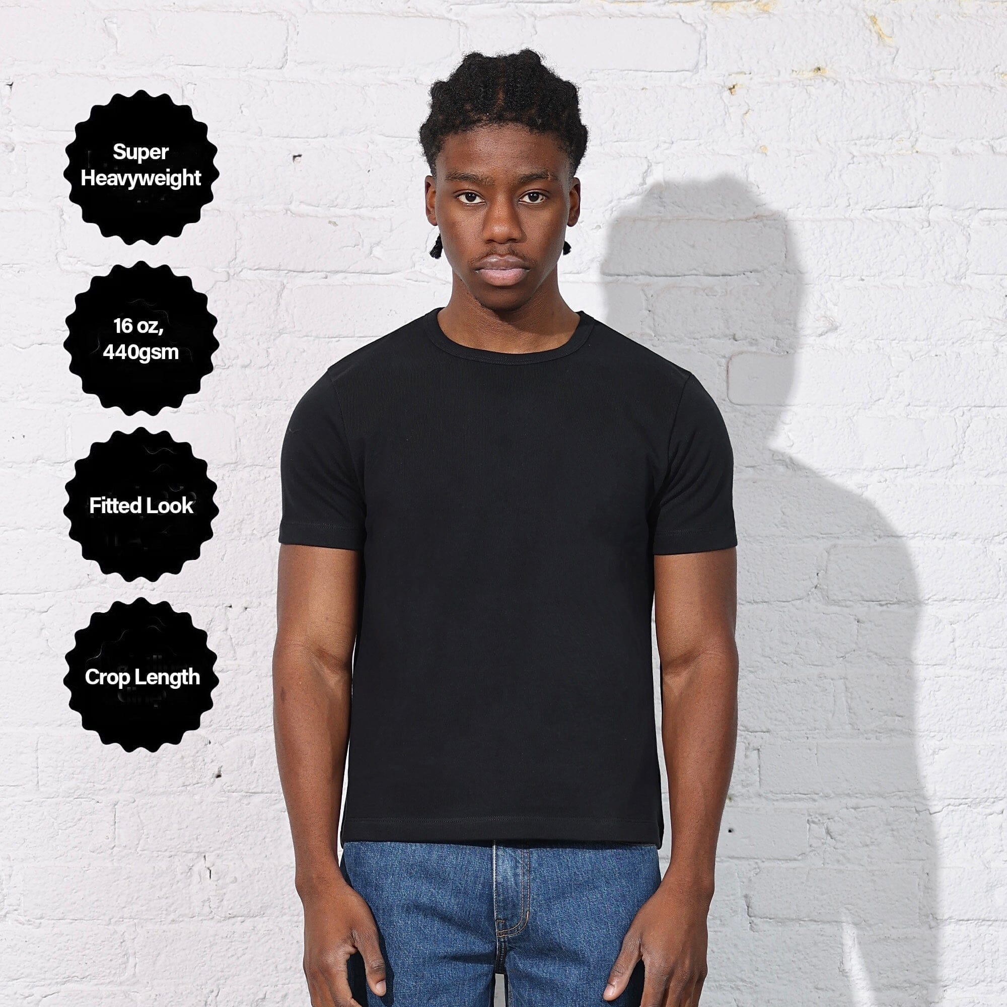 Los Feliz Crop Muscle Tee II | Heavyweight