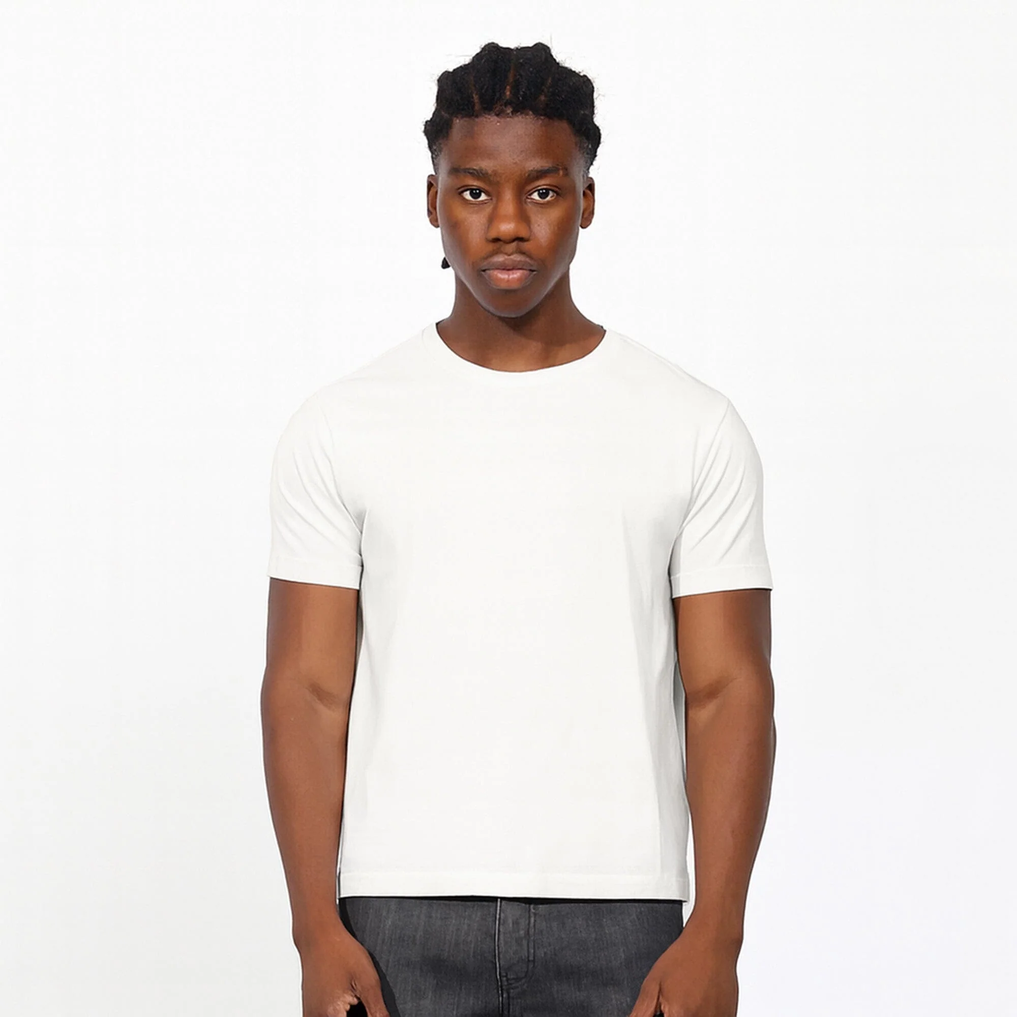 Los Feliz Crop Muscle Tee II (Natural) - Image 16