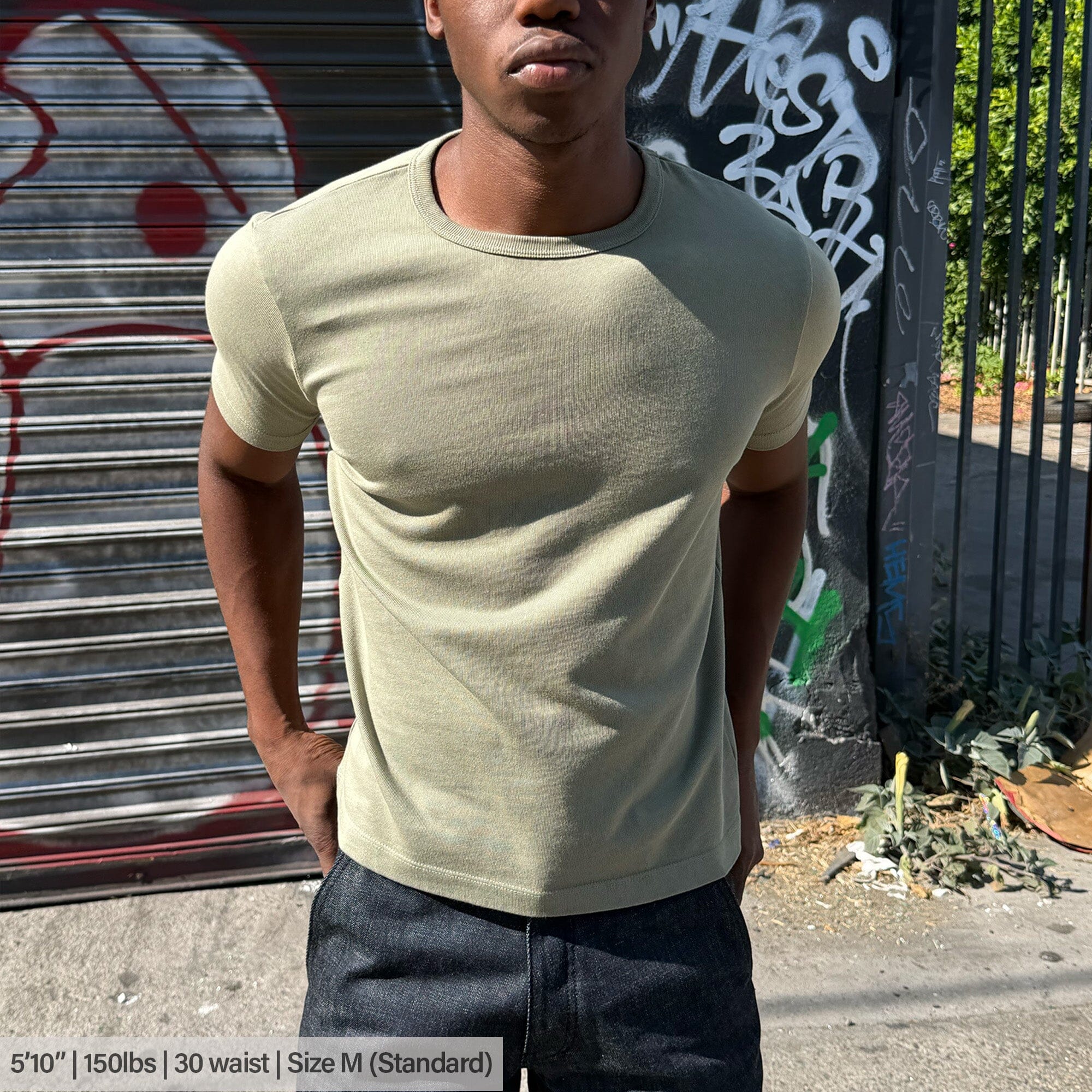 Los Feliz Crop Muscle Tee II | Heavyweight | 13.5oz - Image 5