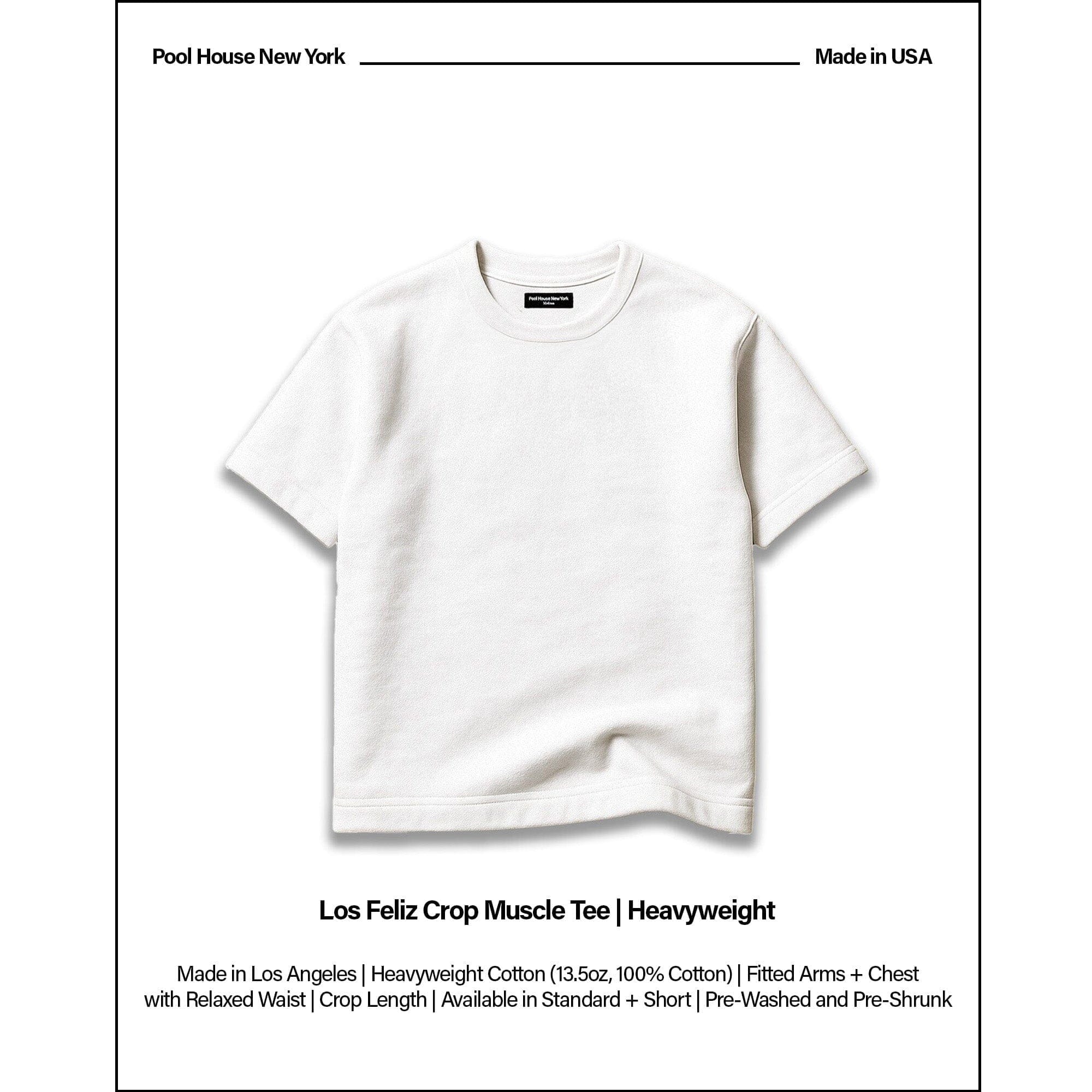 Los Feliz Crop Muscle Tee II | Heavyweight | 13.5oz - Image 2