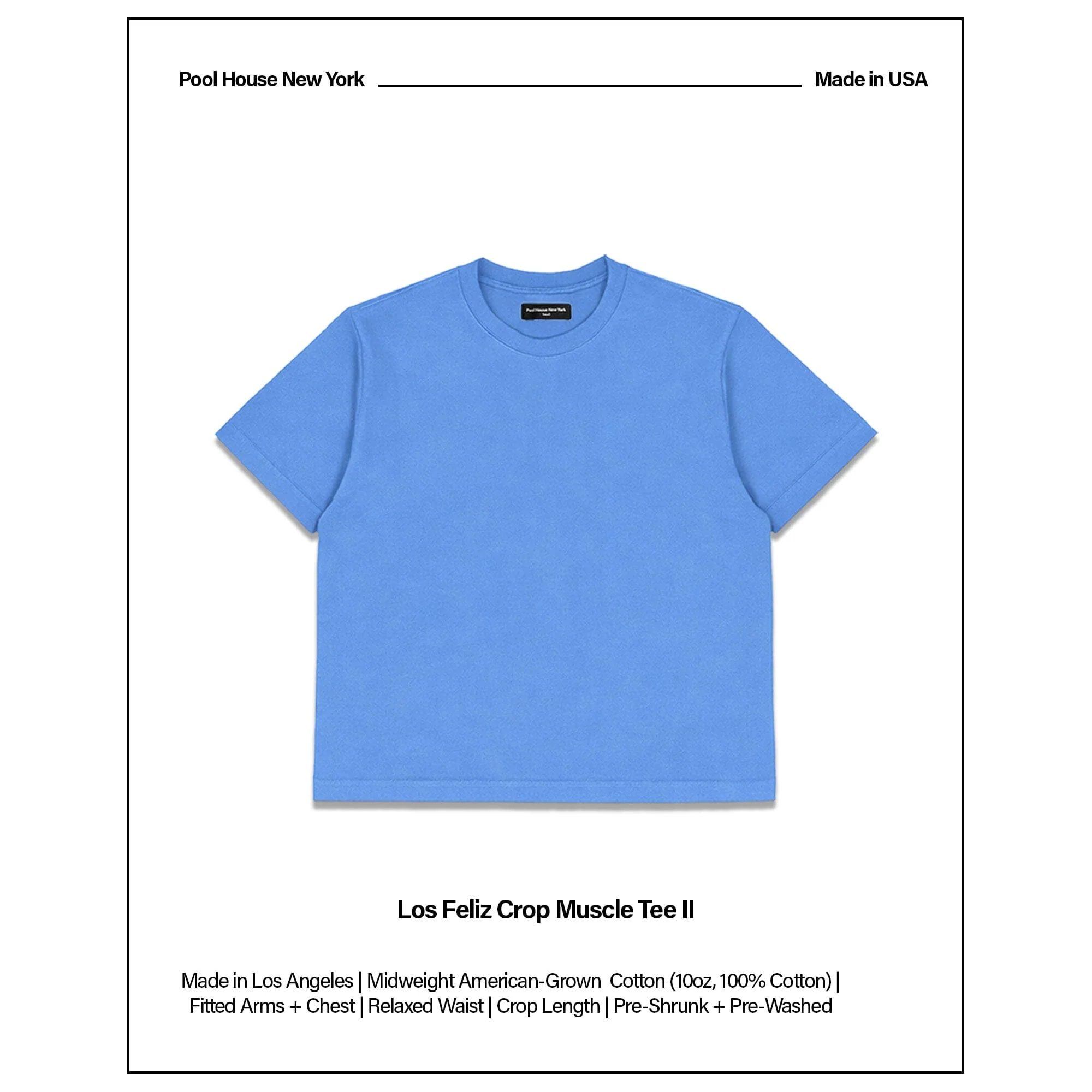 Los Feliz Crop Muscle Tee II - Image 2