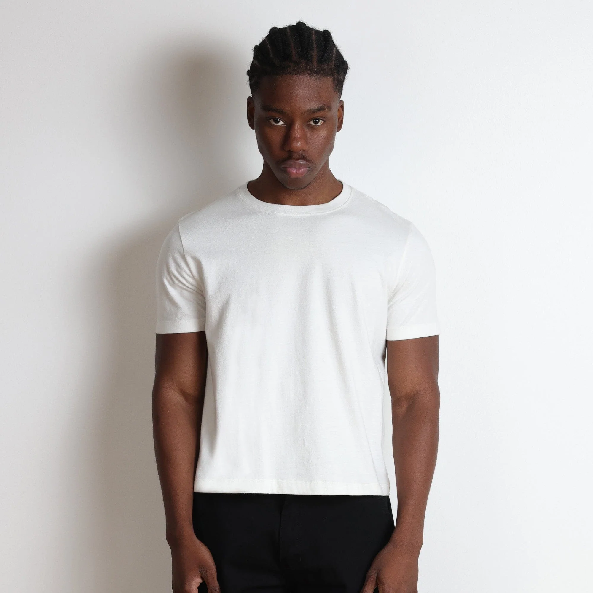 Los Feliz Crop Muscle Tee II (Natural)