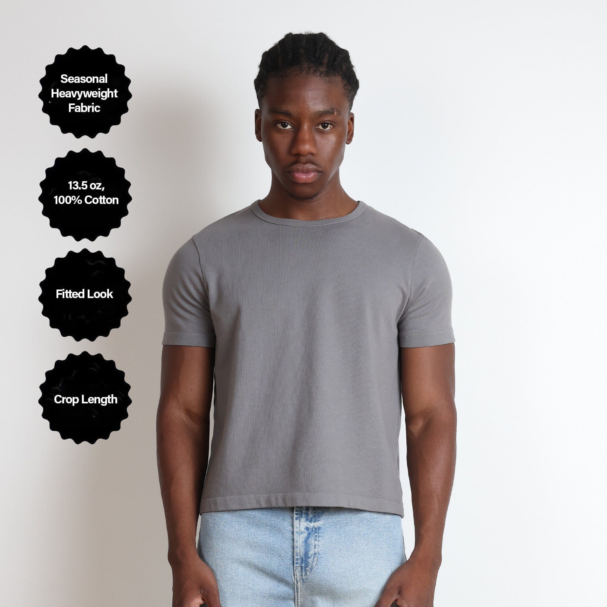 Los Feliz Crop Muscle Tee II | Heavyweight | 13.5oz - Image 15