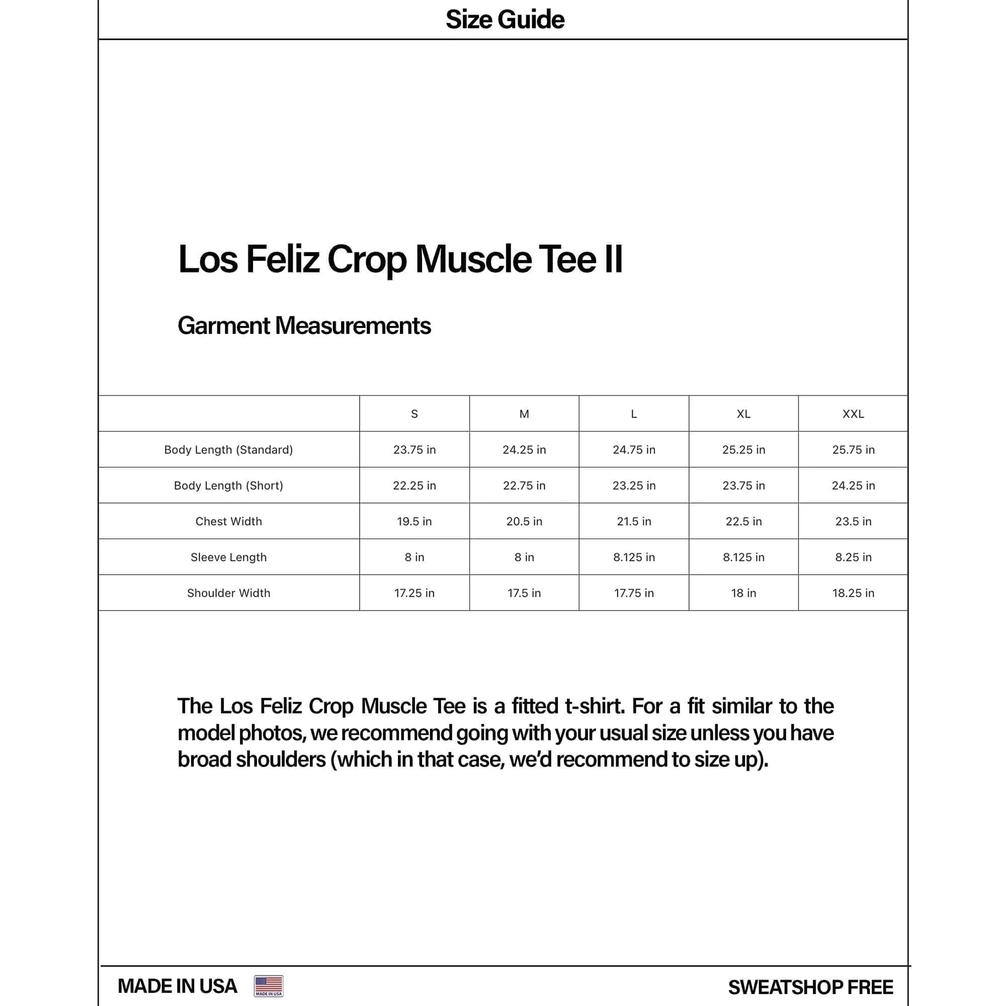 Los Feliz Crop Muscle Tee II | Heavyweight | 13.5oz - Image 10