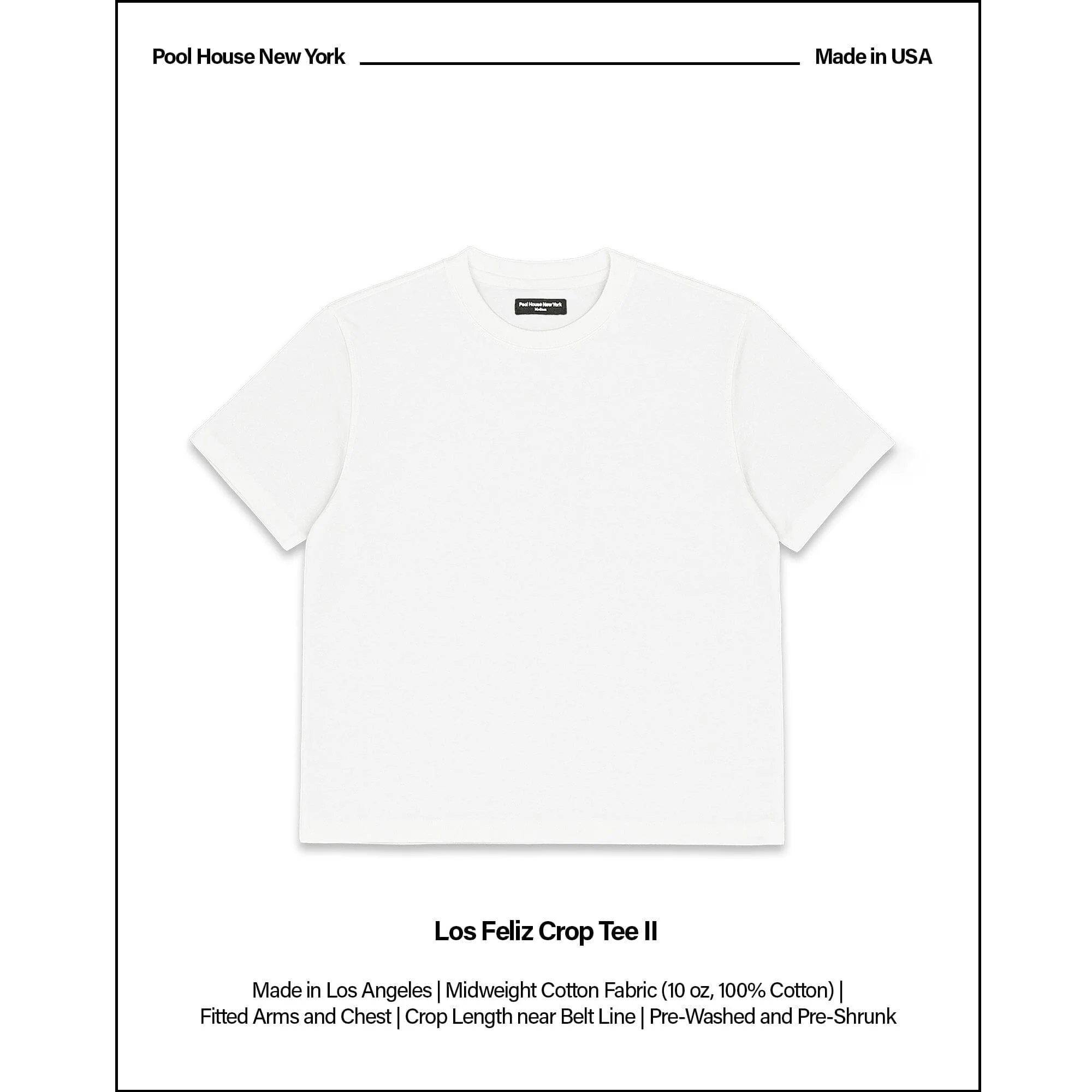 Los Feliz Crop Muscle Tee II (Natural) - Image 2