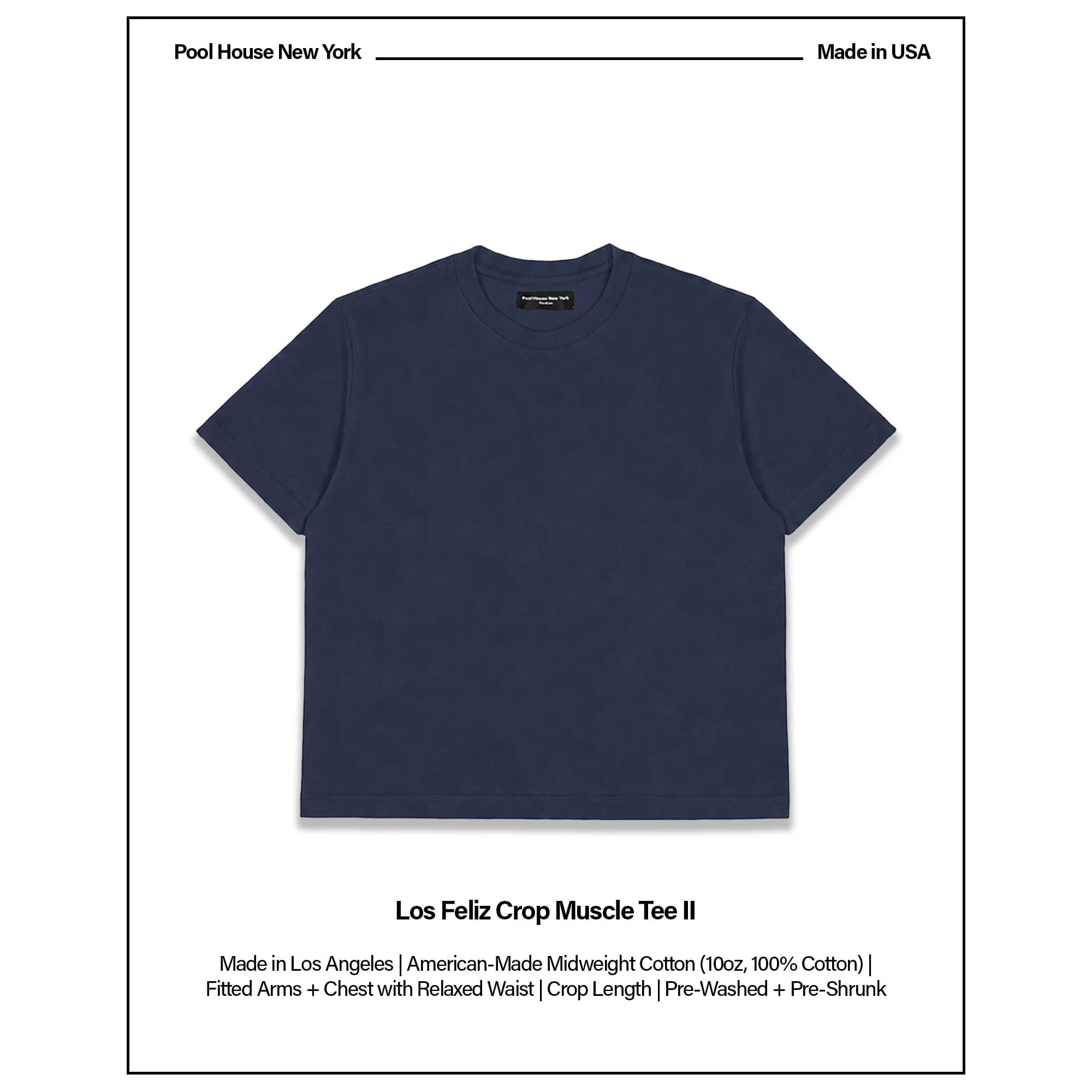 Los Feliz Crop Muscle Tee II - Image 2