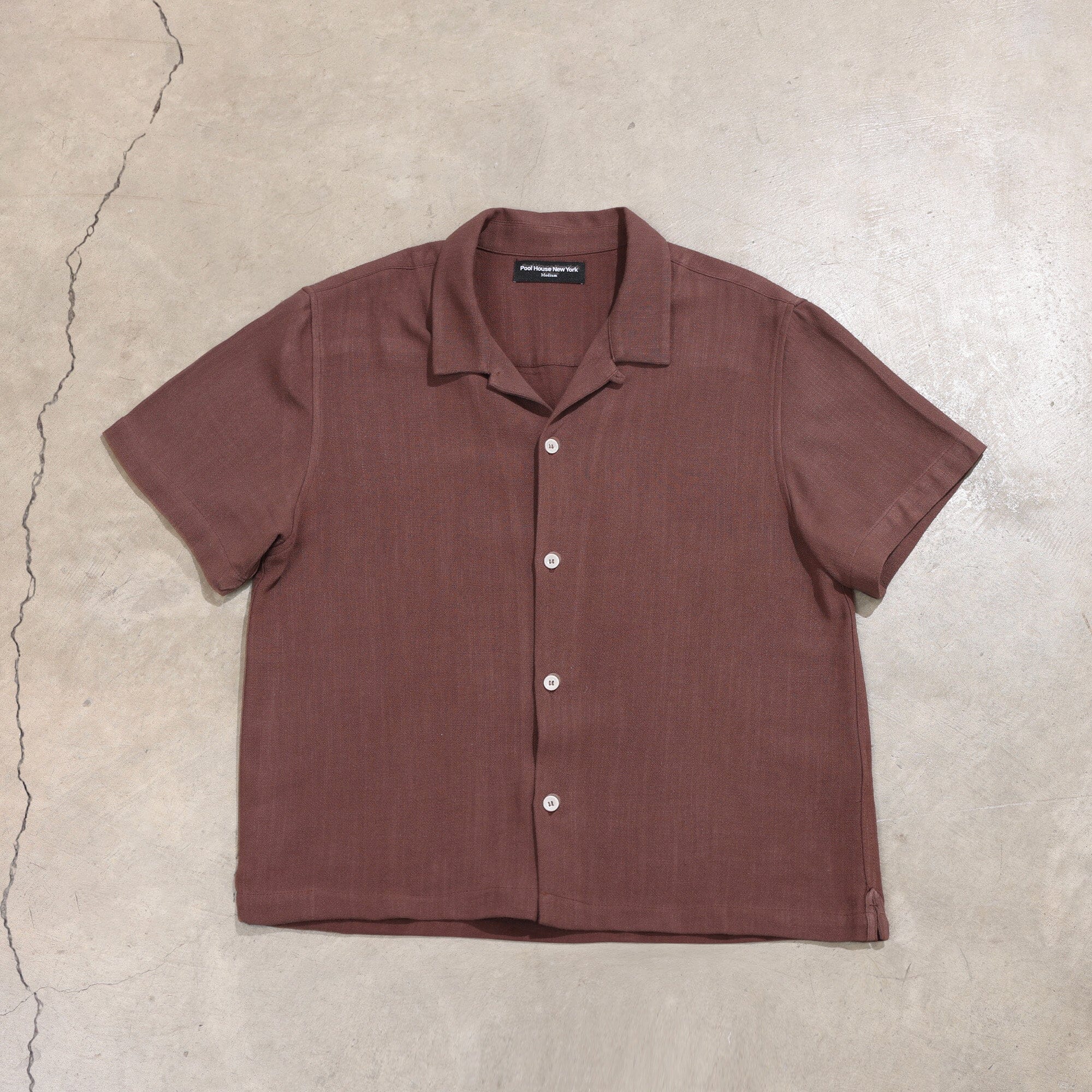 Rosewood Crop Button-Up (Short Sleeve) - Image 4