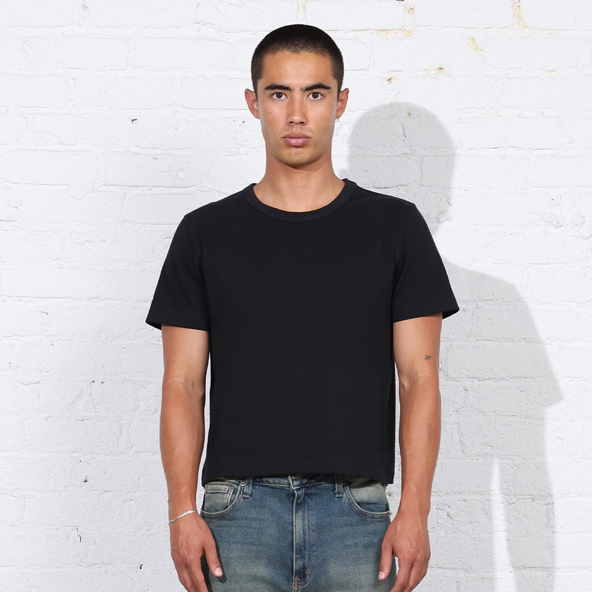Larchmont Boxy Crop Tee | Heavyweight | 13.5oz - Image 4