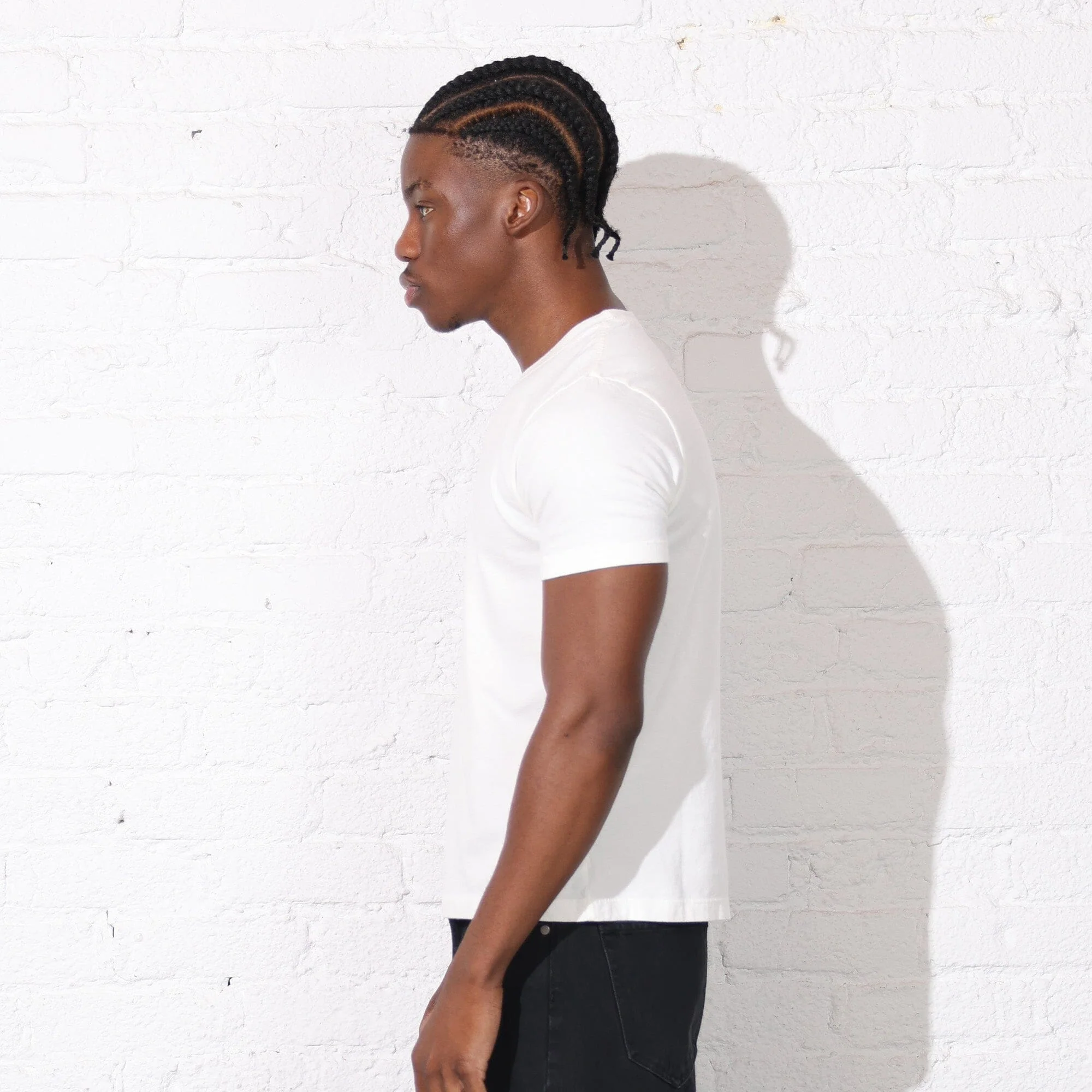 Los Feliz Crop Muscle Tee II (Natural) - Image 4