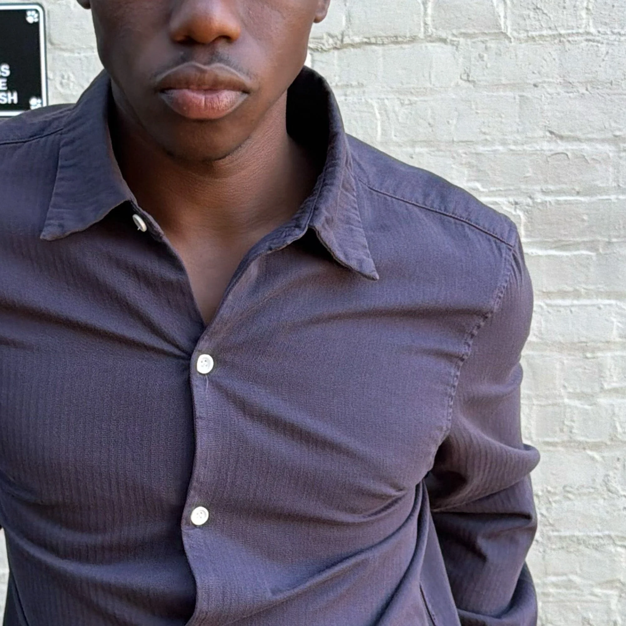 Newport Crop Button-Up II | Japanese Herringbone Twill - Image 5