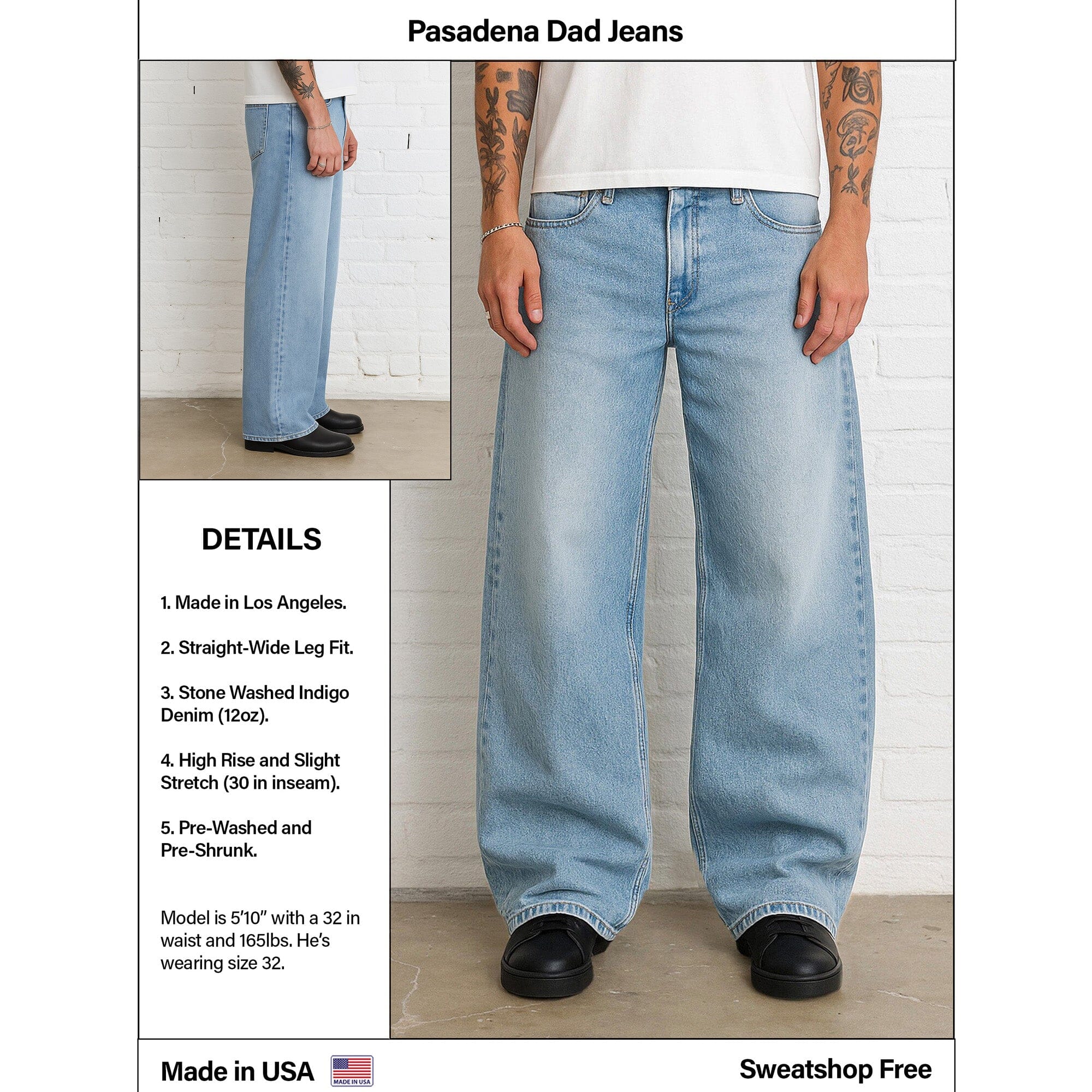 Pasadena Dad Jeans | Straight-Wide Leg - Image 12