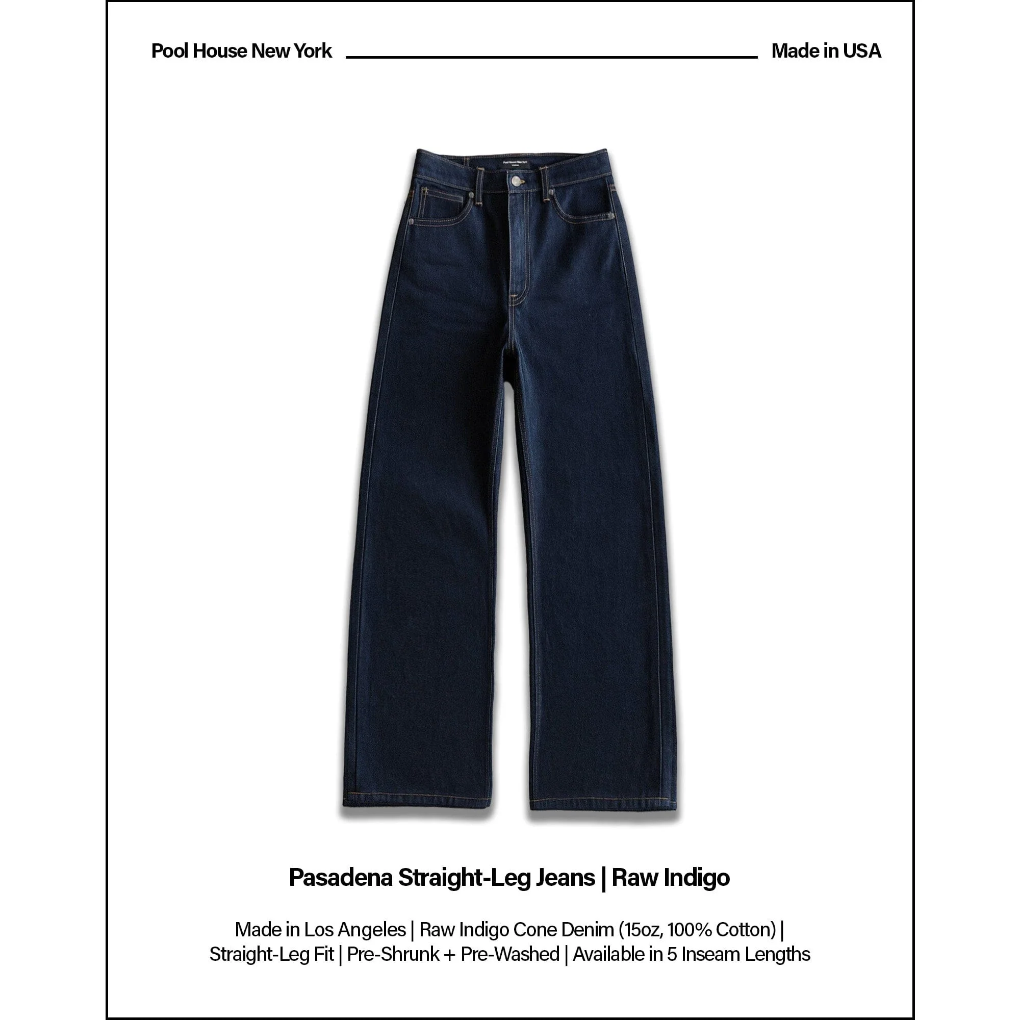 Pasadena Jeans | Straight-Leg | Cone Denim - Image 2