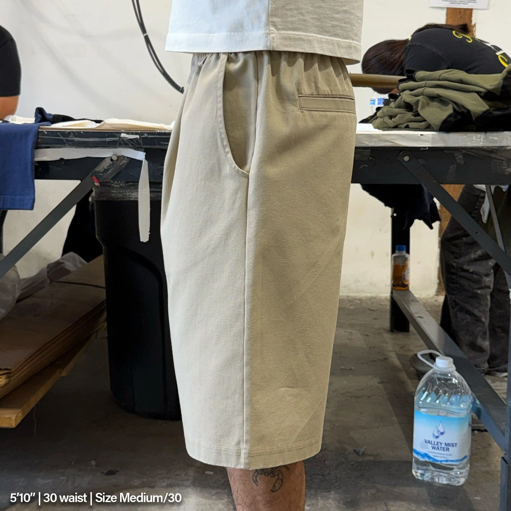 Shibuya Pleated Shorts II | Linair Twill - Image 7