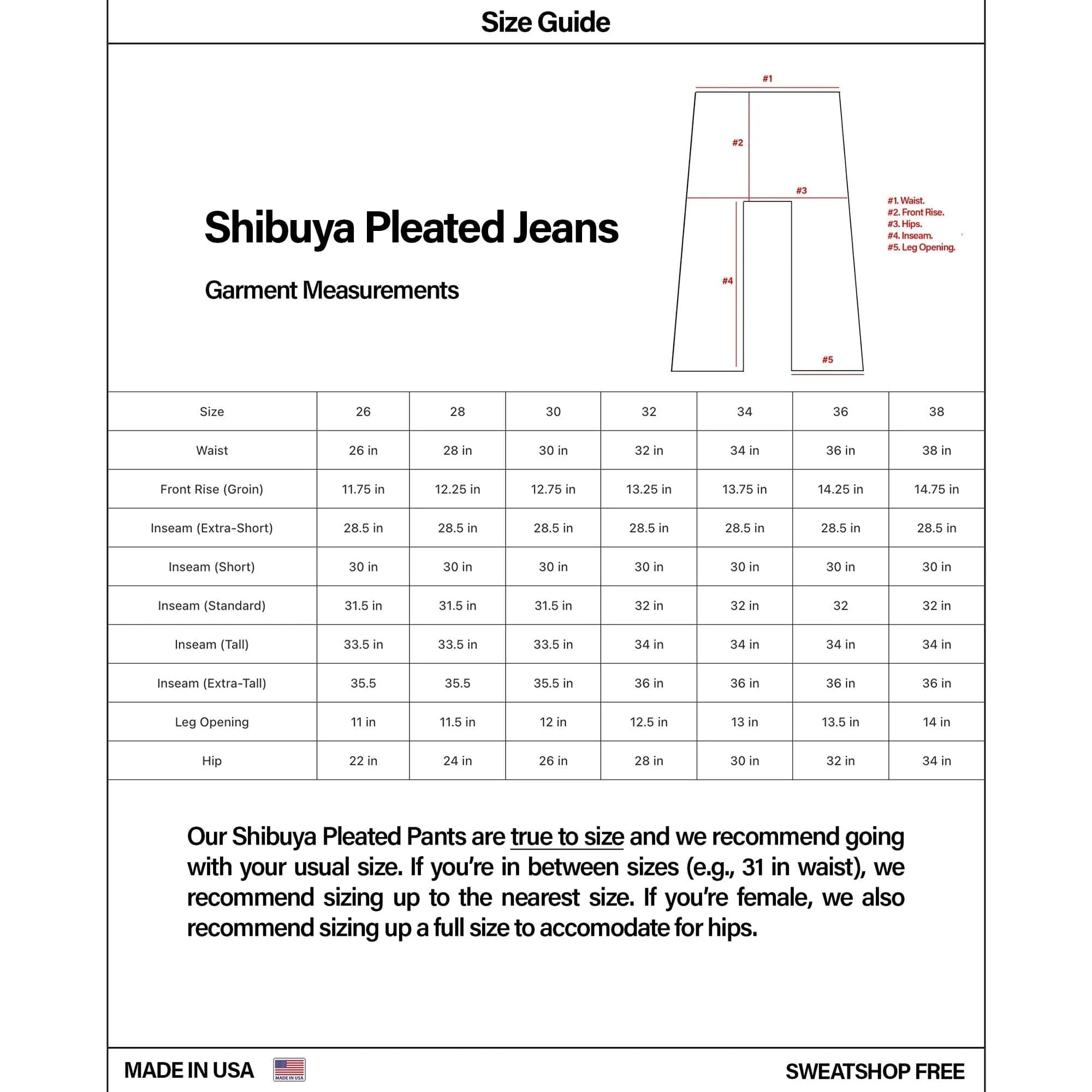 Shibuya Pleated Jeans | Baggy. Wide-Leg - Image 9