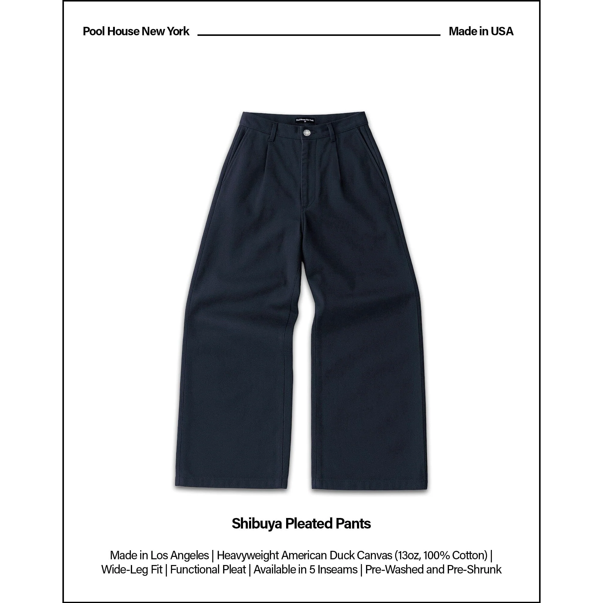 Shibuya Pleated Pants | Baggy. Wide-Leg - Image 2