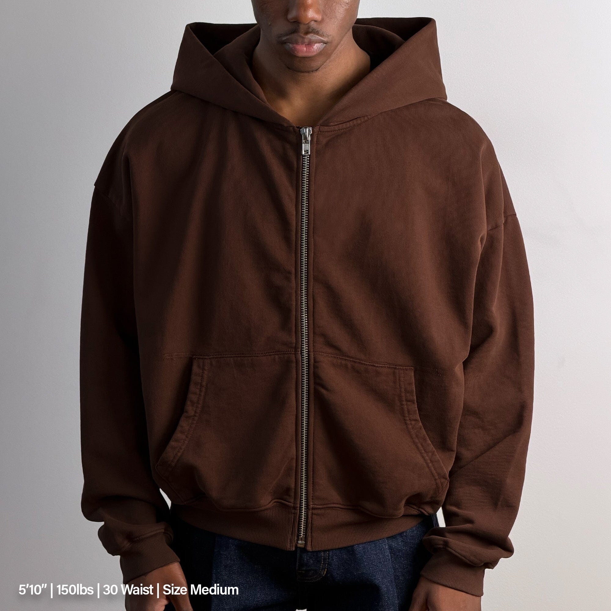 Bleecker Cinched Crop Zip-Up | Relaxed. Drop-Shoulder - Image 4