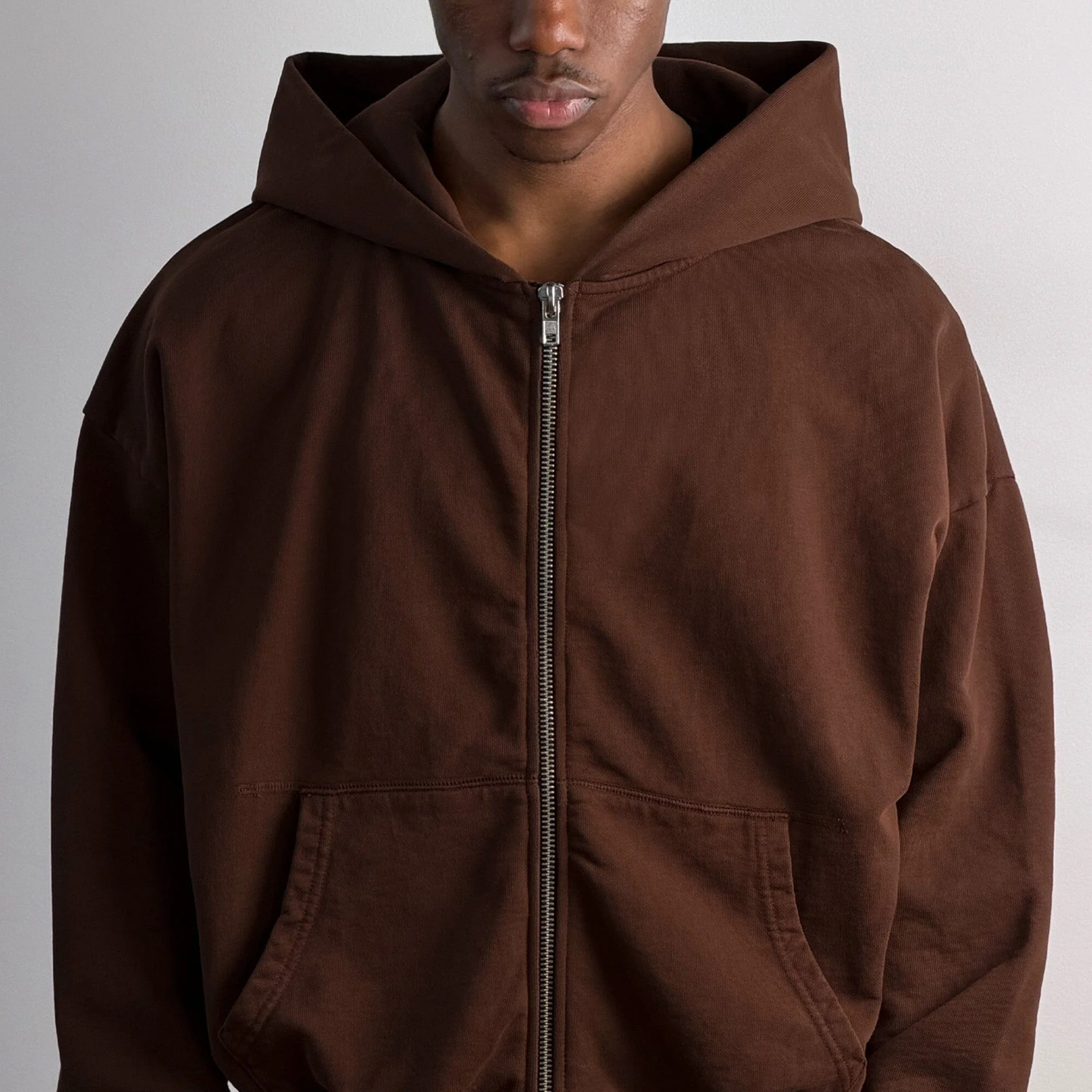 Bleecker Cinched Crop Zip-Up | Relaxed. Drop-Shoulder - Image 3