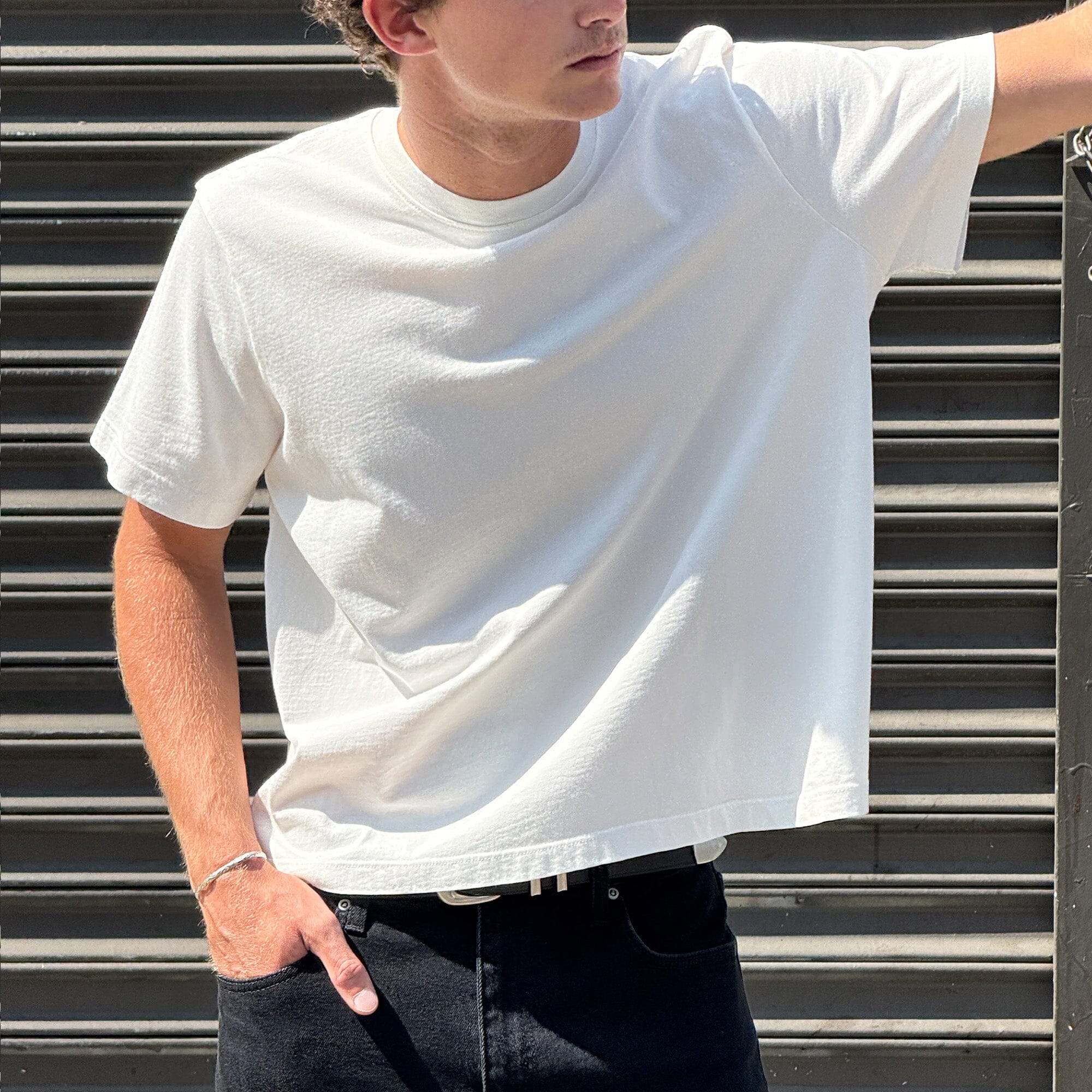 Silverlake Crop Tee II (Natural) - Image 6
