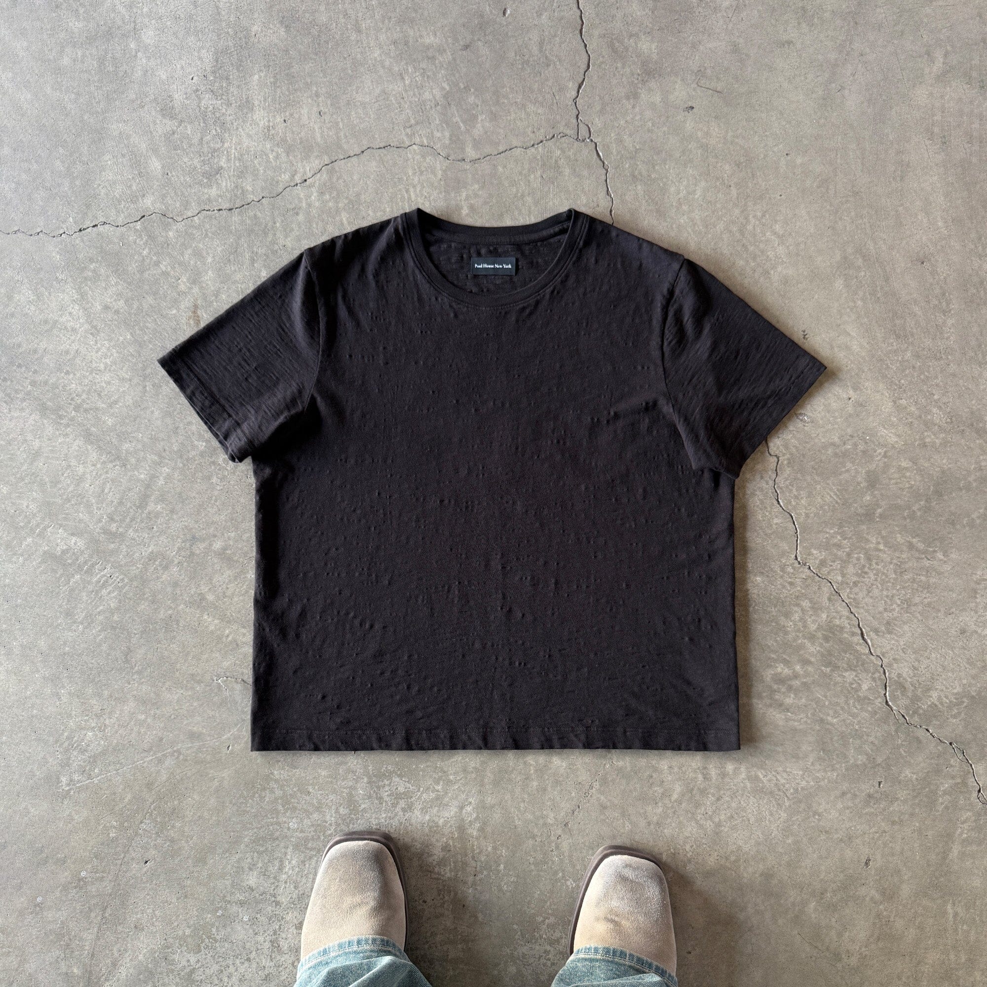 Los Feliz Crop Muscle Tee II | Slub - Image 3