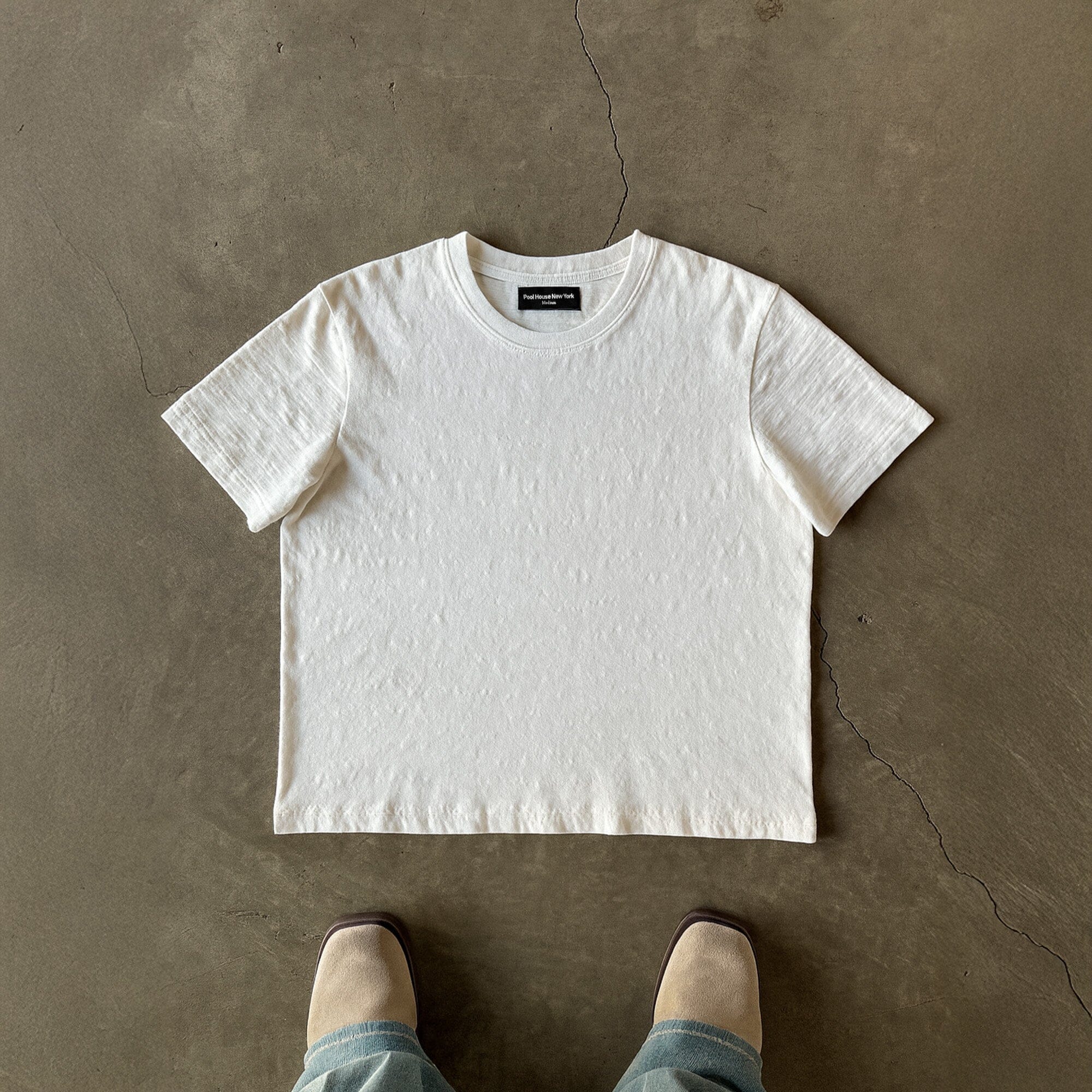 Los Feliz Crop Muscle Tee II | Slub - Image 3