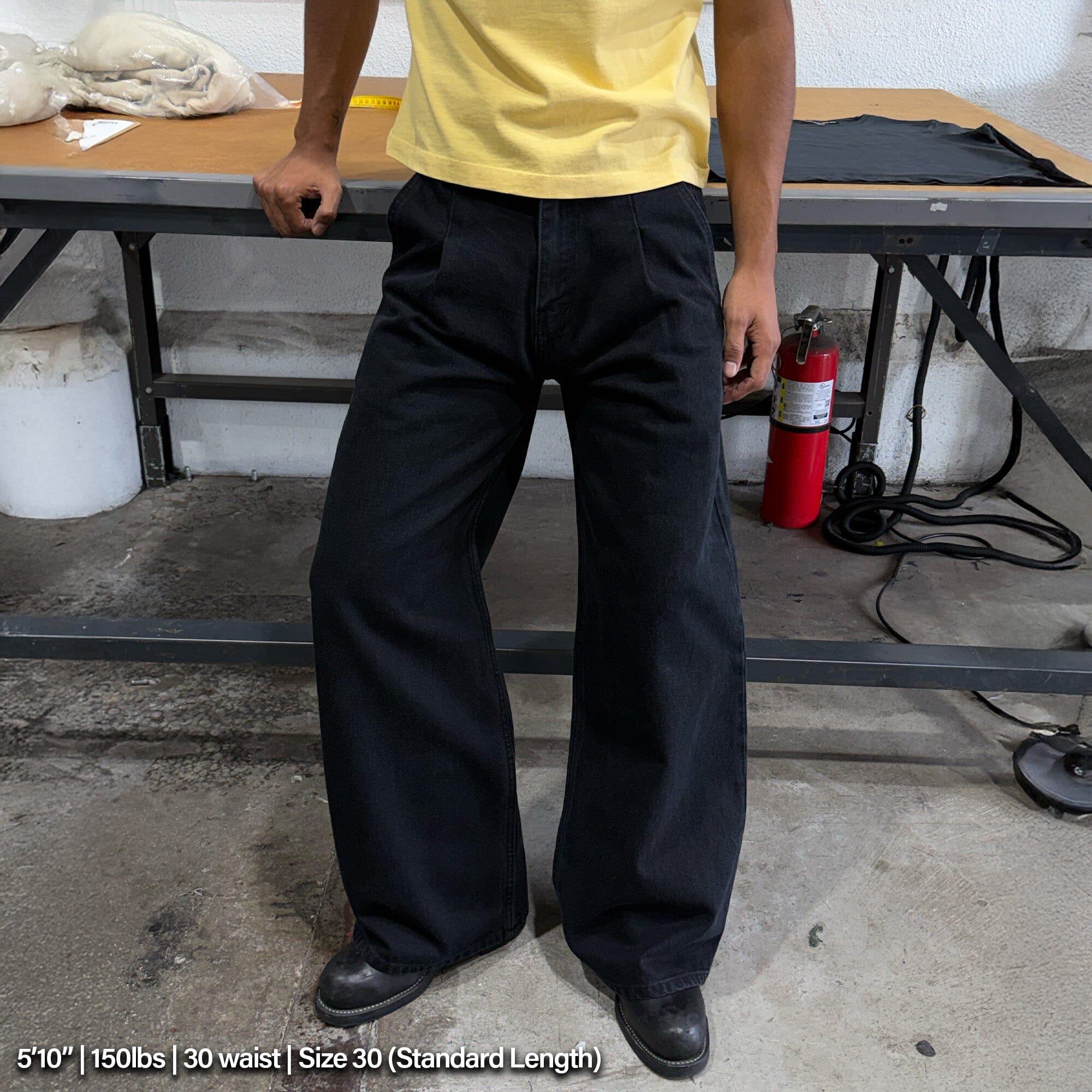 Shibuya Pleated Jeans | Baggy. Wide-Leg - Image 5