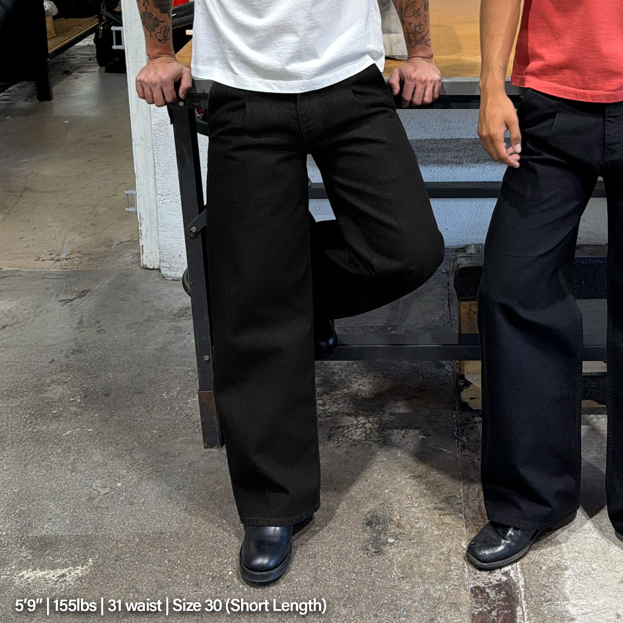 Shibuya Pleated Pants | Straight-Wide Leg - Image 7