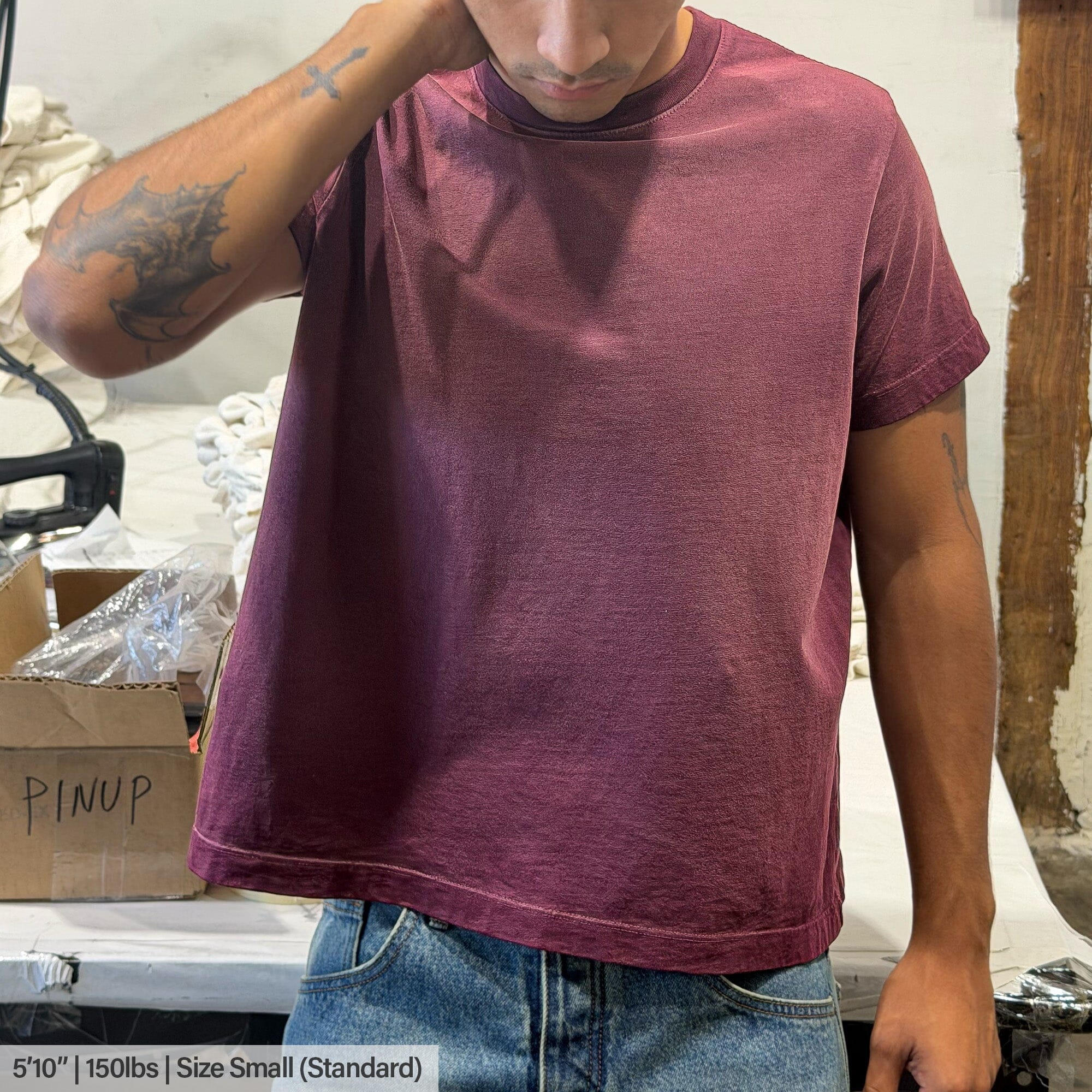 Silverlake Crop Tee III | Boxy. Relaxed Fit | Sun-Faded - Image 3