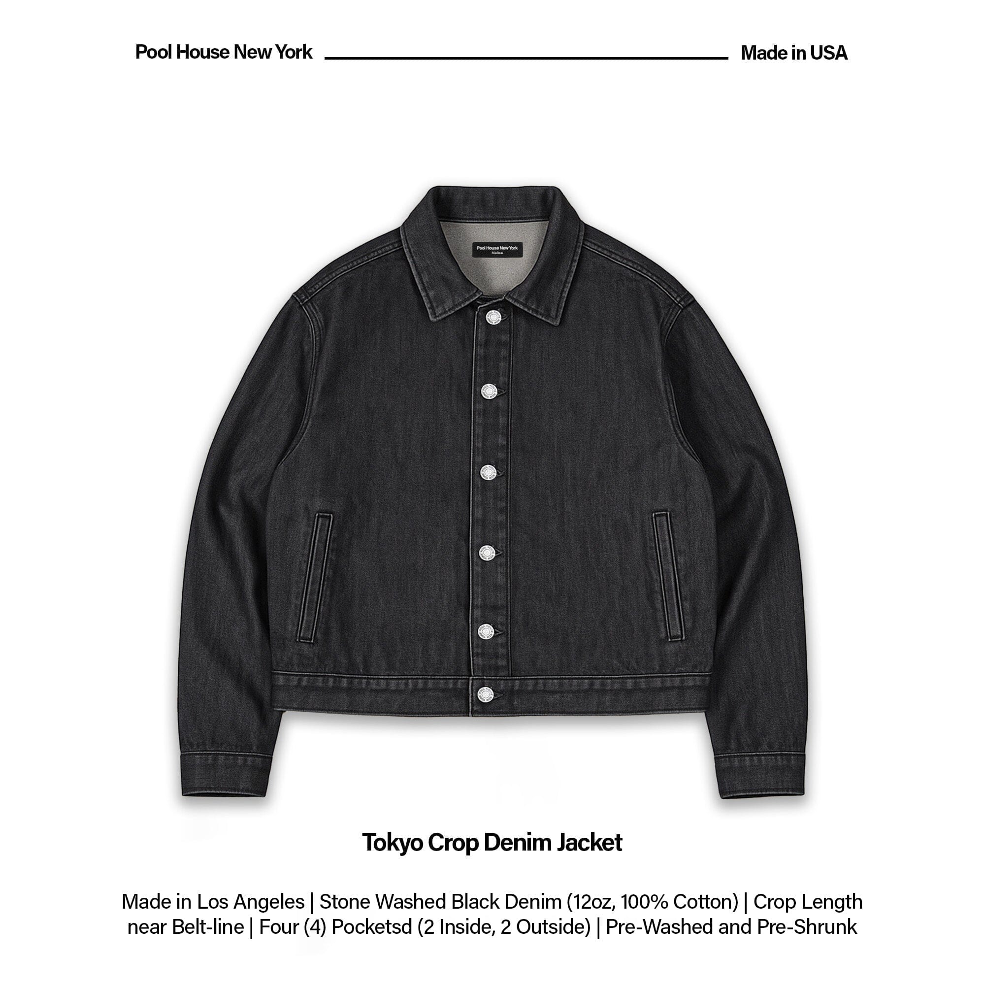 The Tokyo Crop Denim Jacket - Image 2