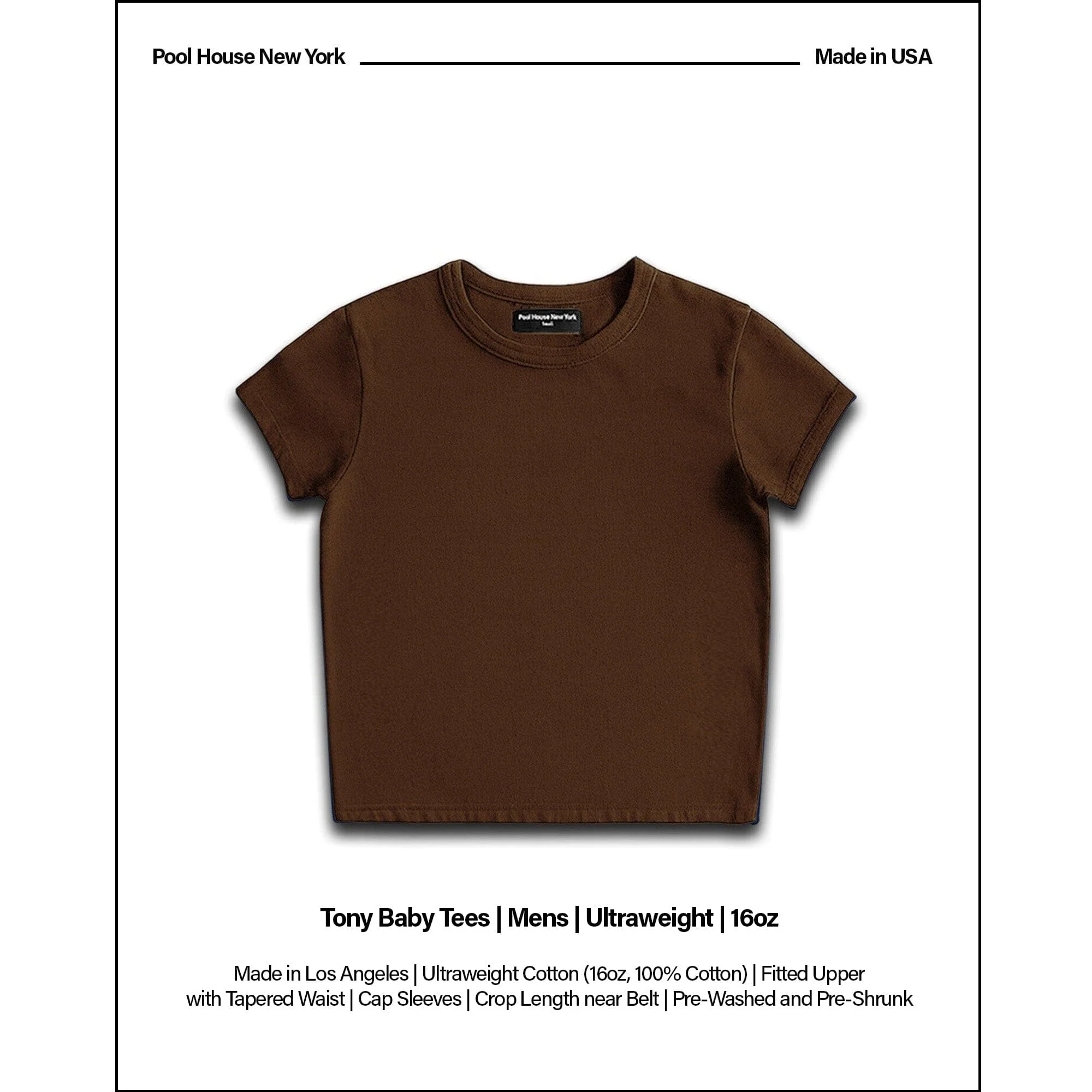 Tony Baby Tee | Mens | Ultraweight | 16oz - Image 2