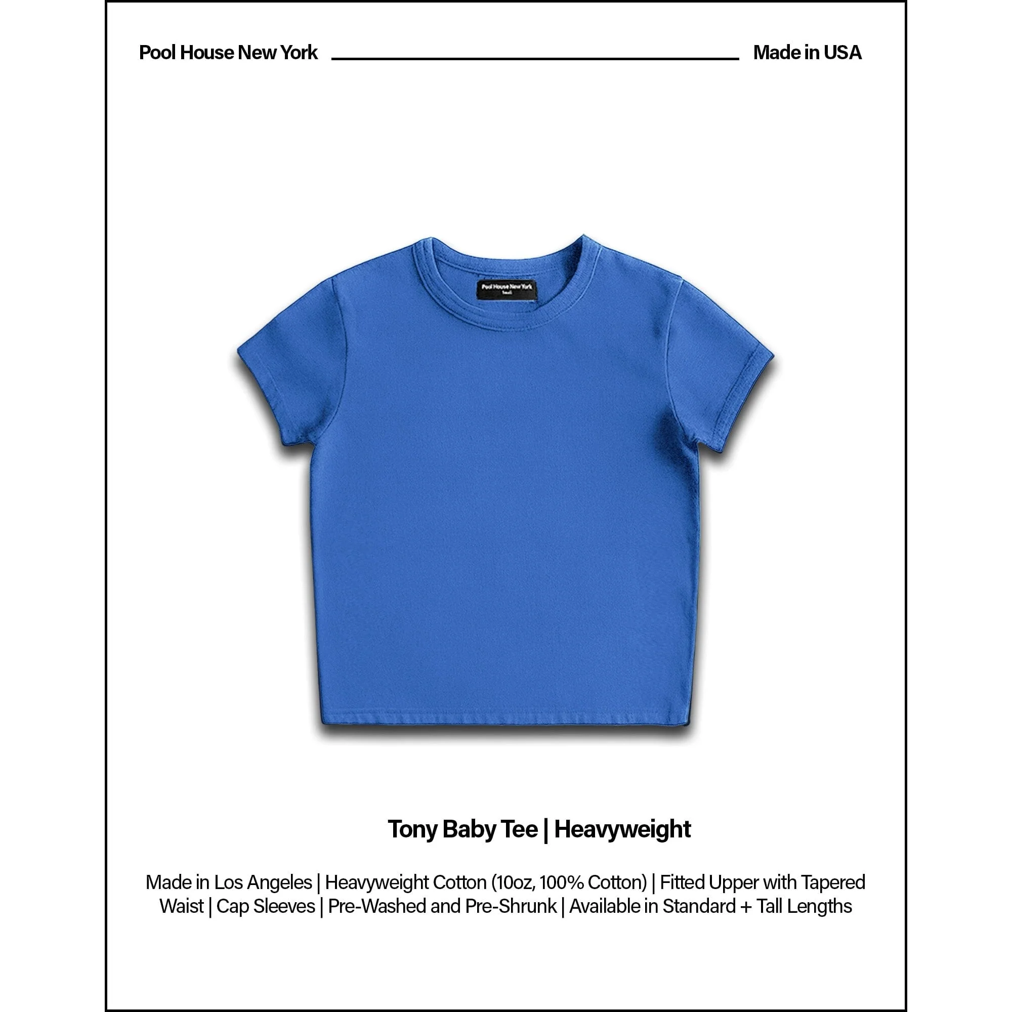 Tony Baby Tee | Mens | Heavyweight | 13.5oz - Image 2